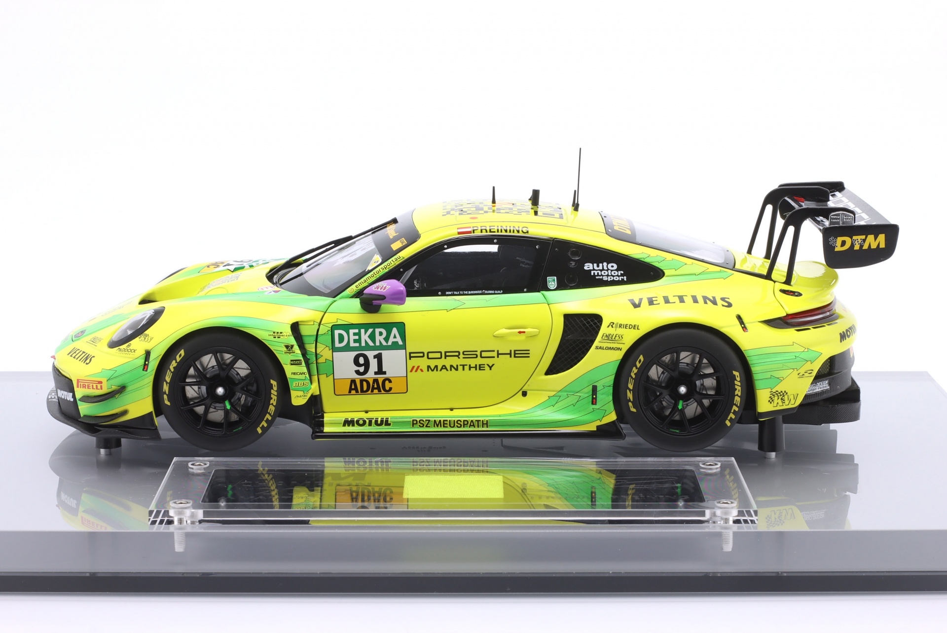 Porsche 911 GT3 R #91 Sieger Hockenheim DTM Champion 2023 Preining  