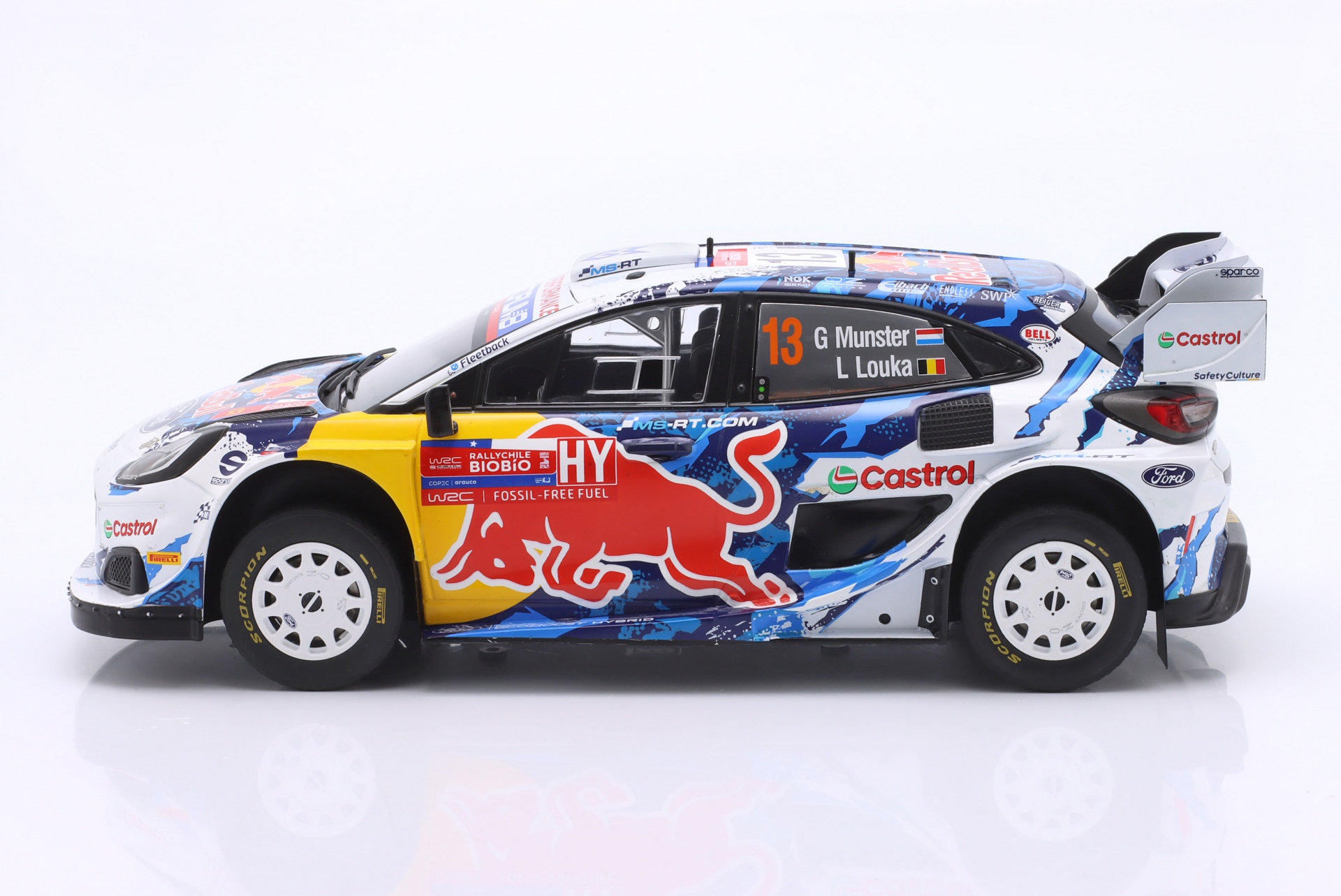 Ford Puma Rally1 Hybrid #13 7th Rallye Chile 2024 Munster, Louka  