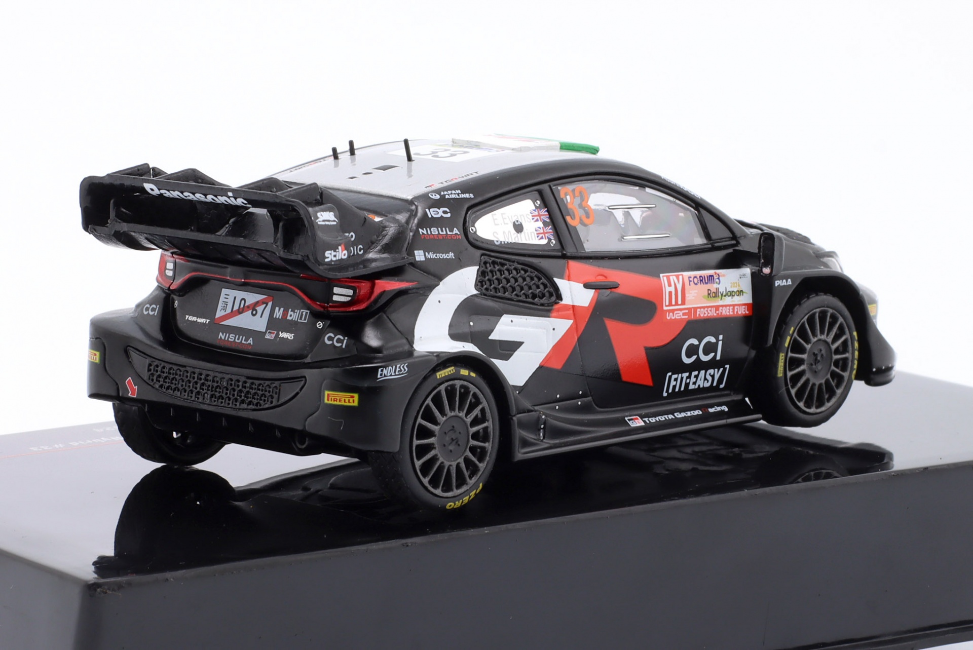 Toyota GR Yaris Rally1 Hybrid #33 Sieger Rally Japan 2024 Evans, Martin  