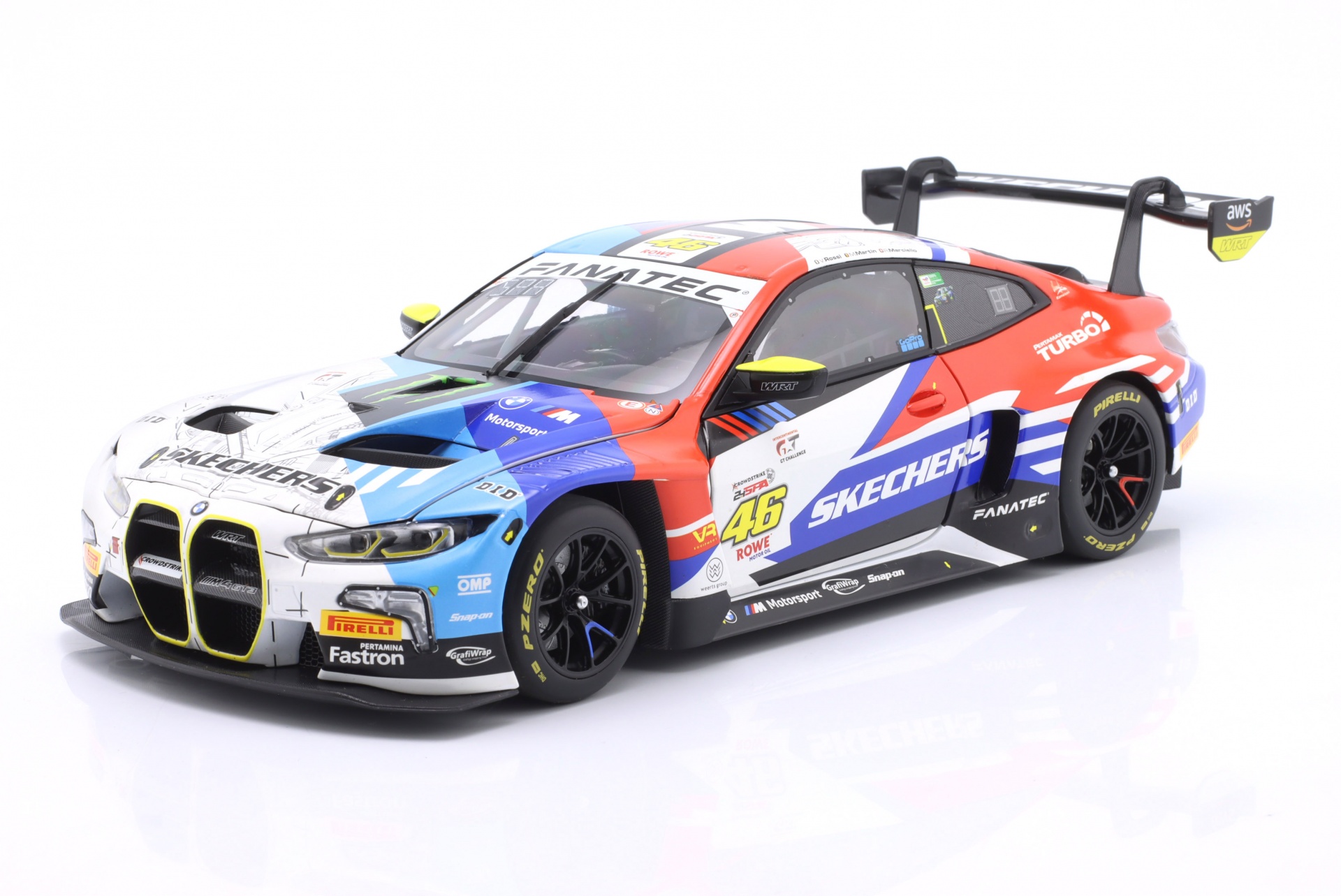 BMW M4 GT3 #46 WRT 24h Spa 2024 Rossi, Marciello, Martin  