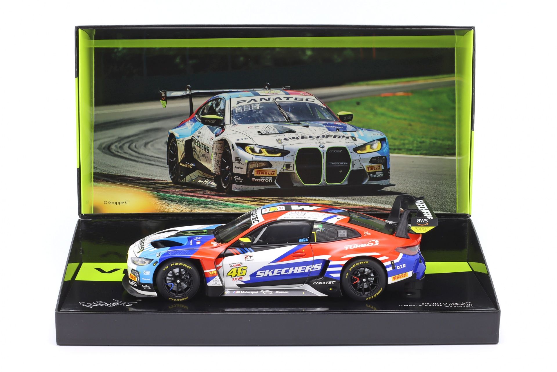 BMW M4 GT3 #46 WRT 24h Spa 2024 Rossi, Marciello, Martin  