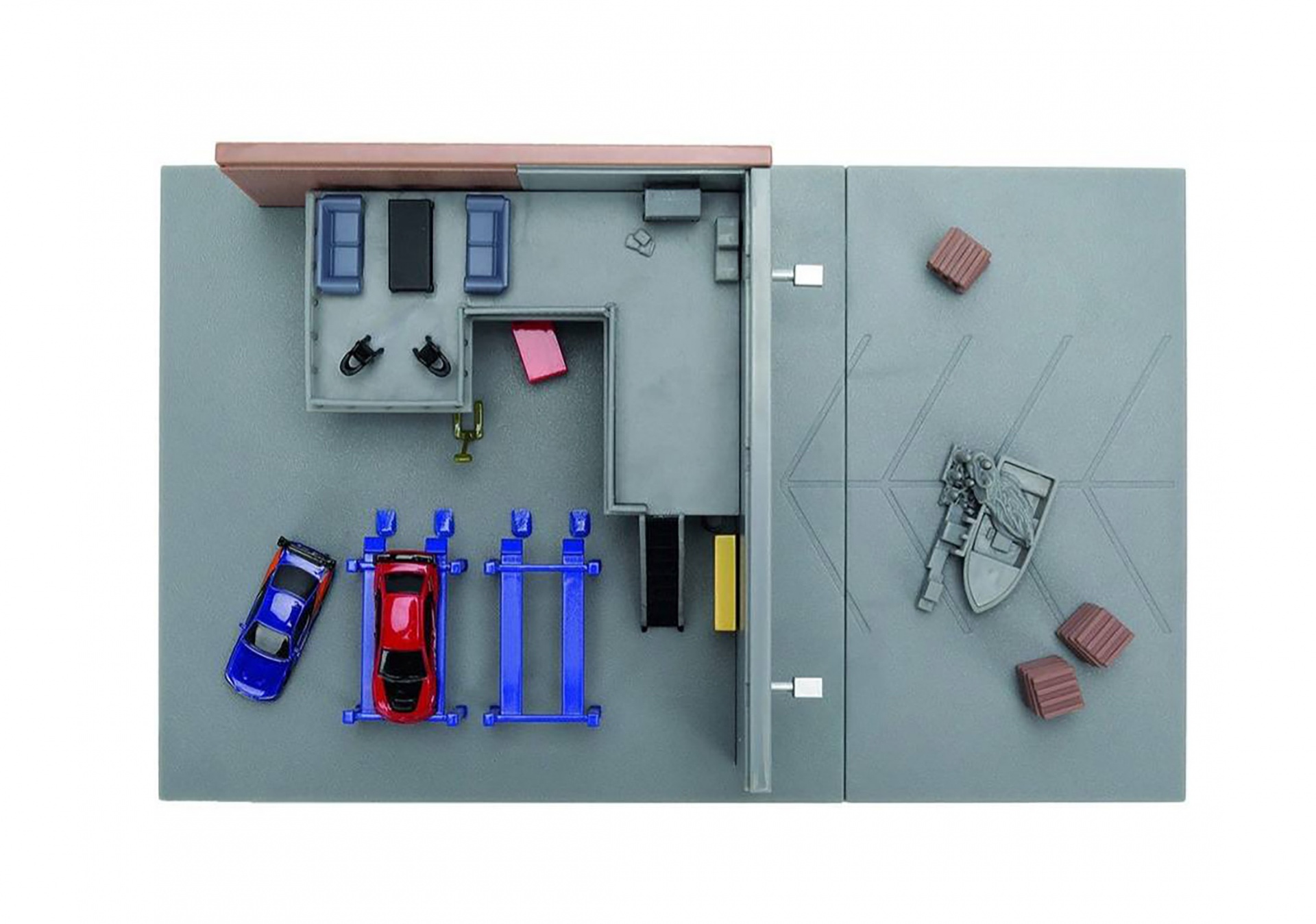 Han's Werkstatt Fast & Furious Diorama-Set Jada Toys