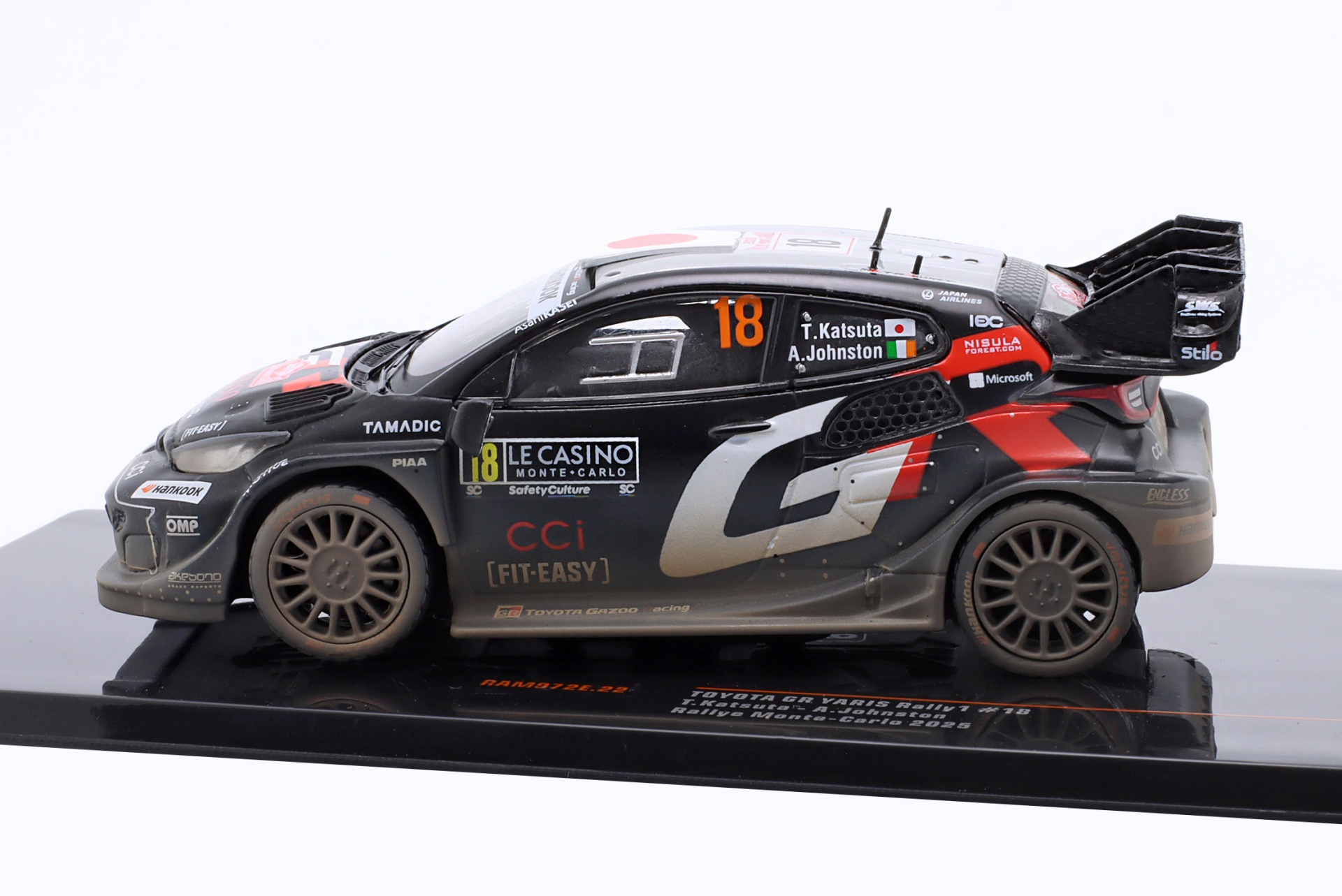 Toyota GR Yaris Rally1 #18 Rallye Monte Carlo 2025 Katsuta, Johnston  