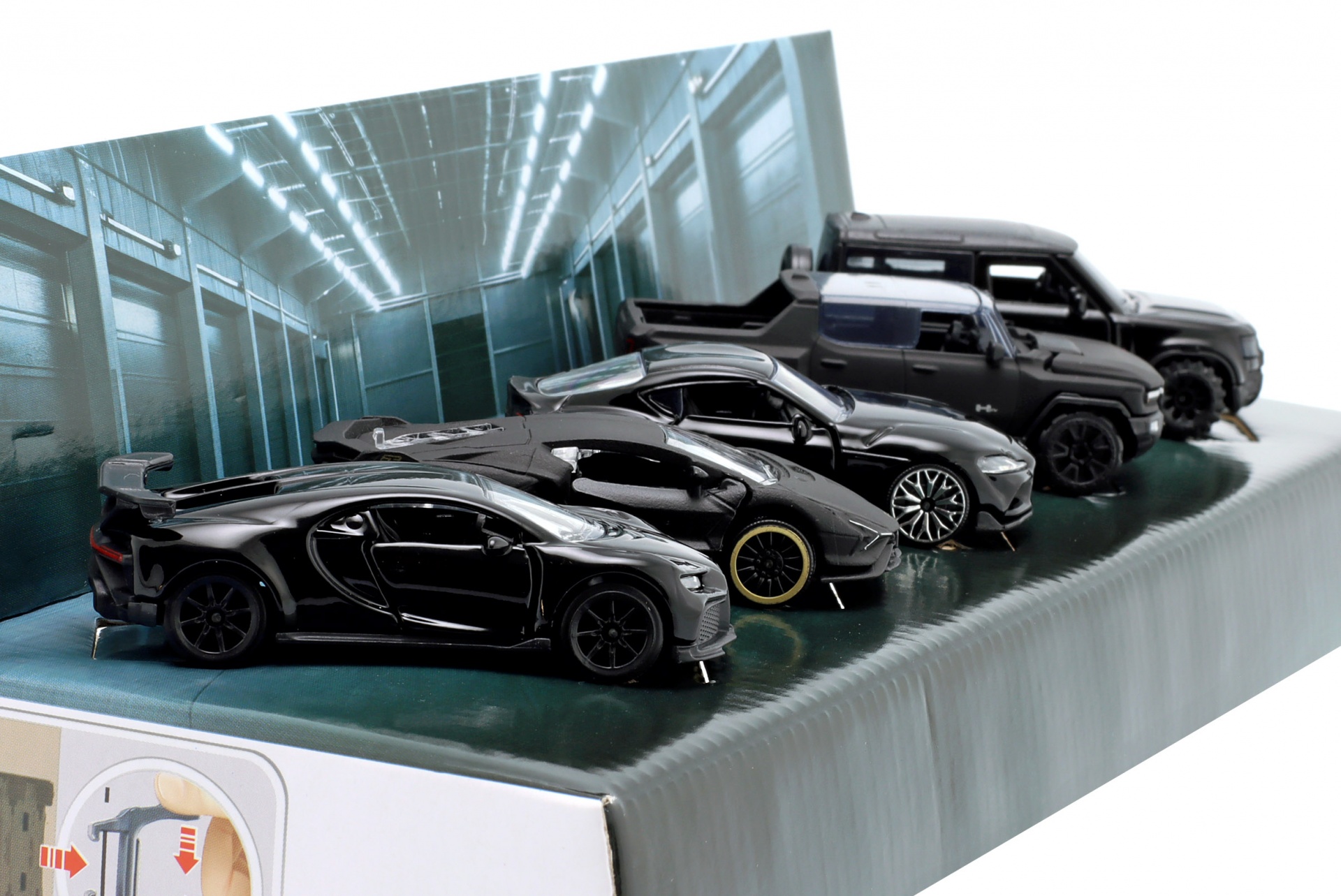 5-Car Set Black Edition Geschenkset  