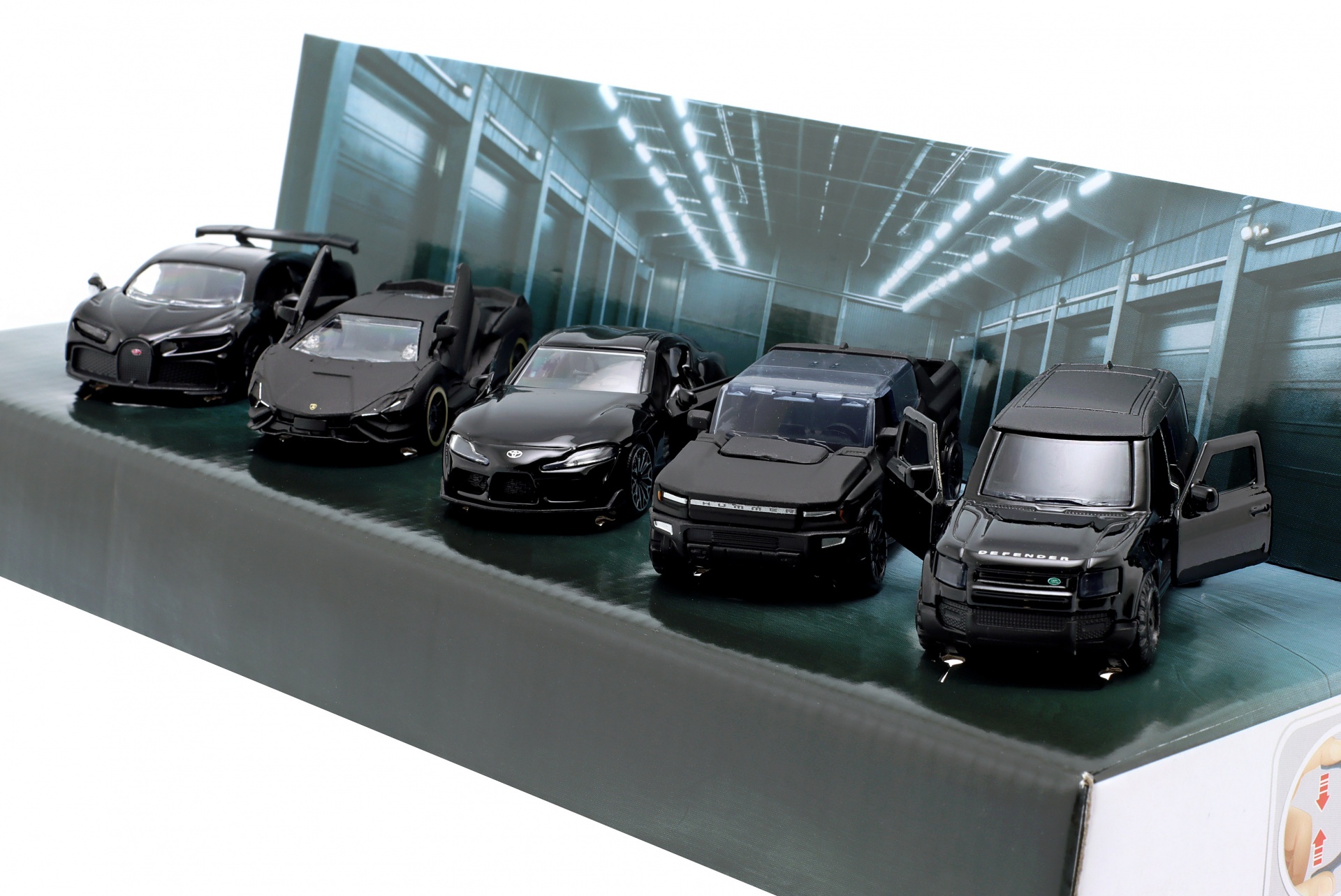 5-Car Set Black Edition Geschenkset  