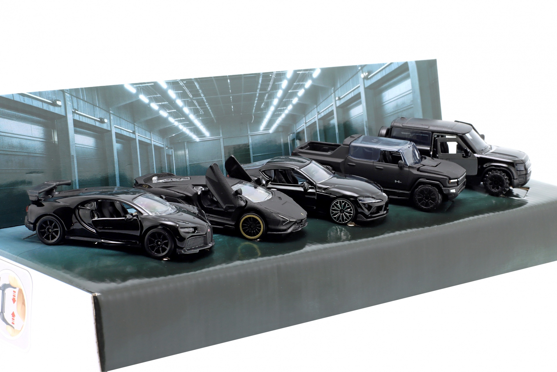 5-Car Set Black Edition Geschenkset  