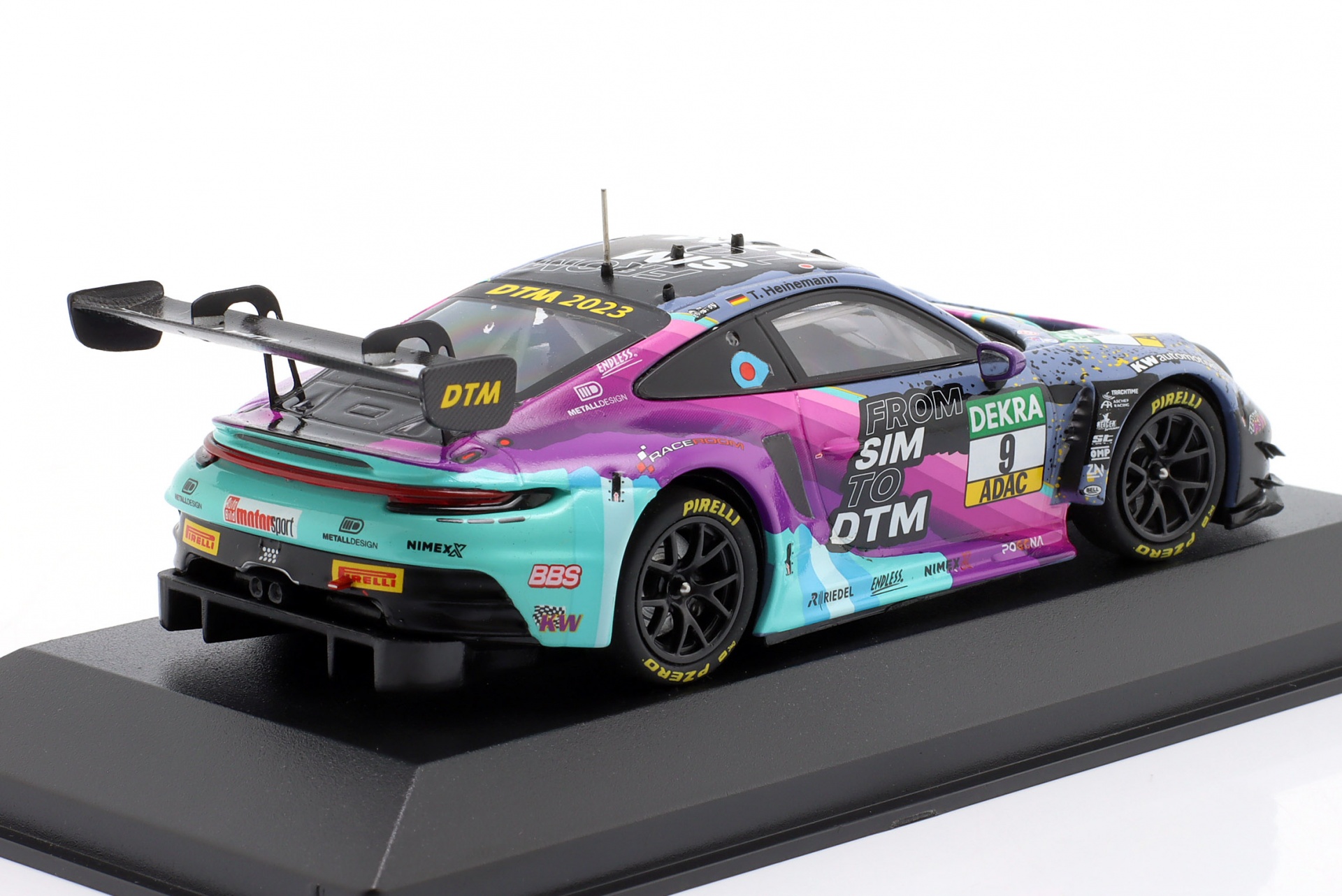 Porsche 911 GT3 R #9 DTM 2023 Tim Heinemann  
