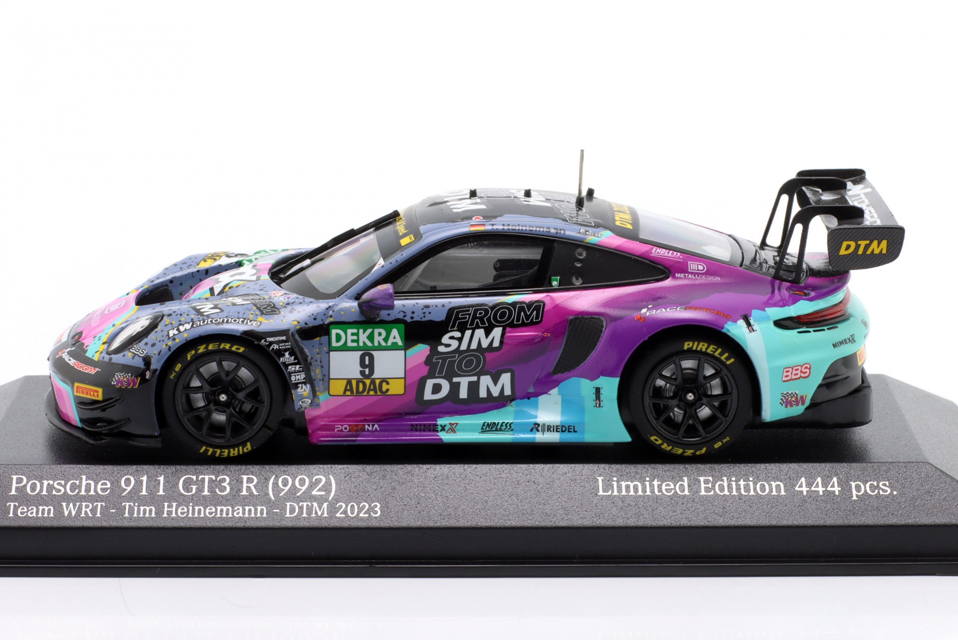 Porsche 911 GT3 R #9 DTM 2023 Tim Heinemann  