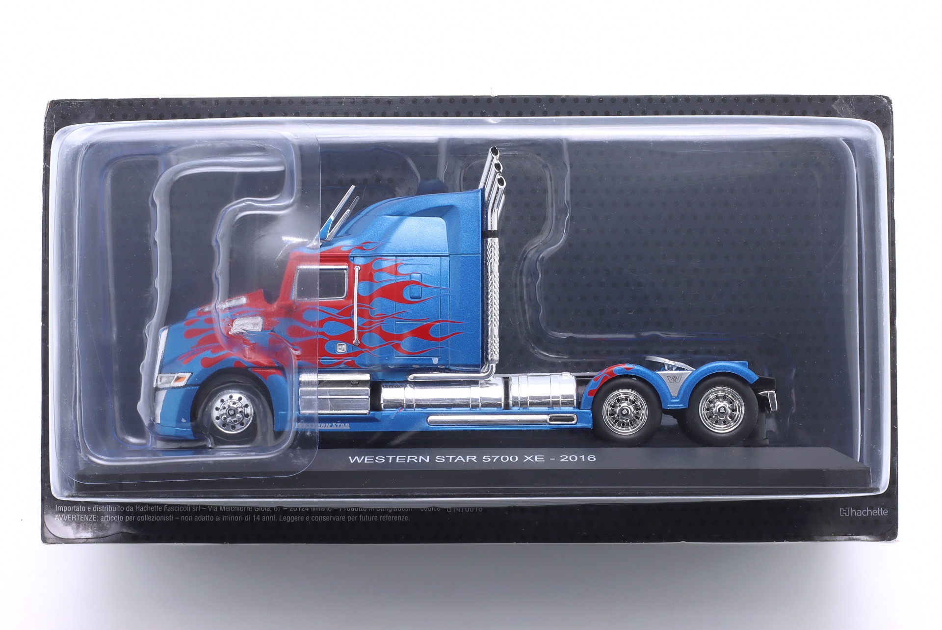 Western Star 5700 EX Sattelzugmaschine Baujahr 2011 blau metallic / Dekor  