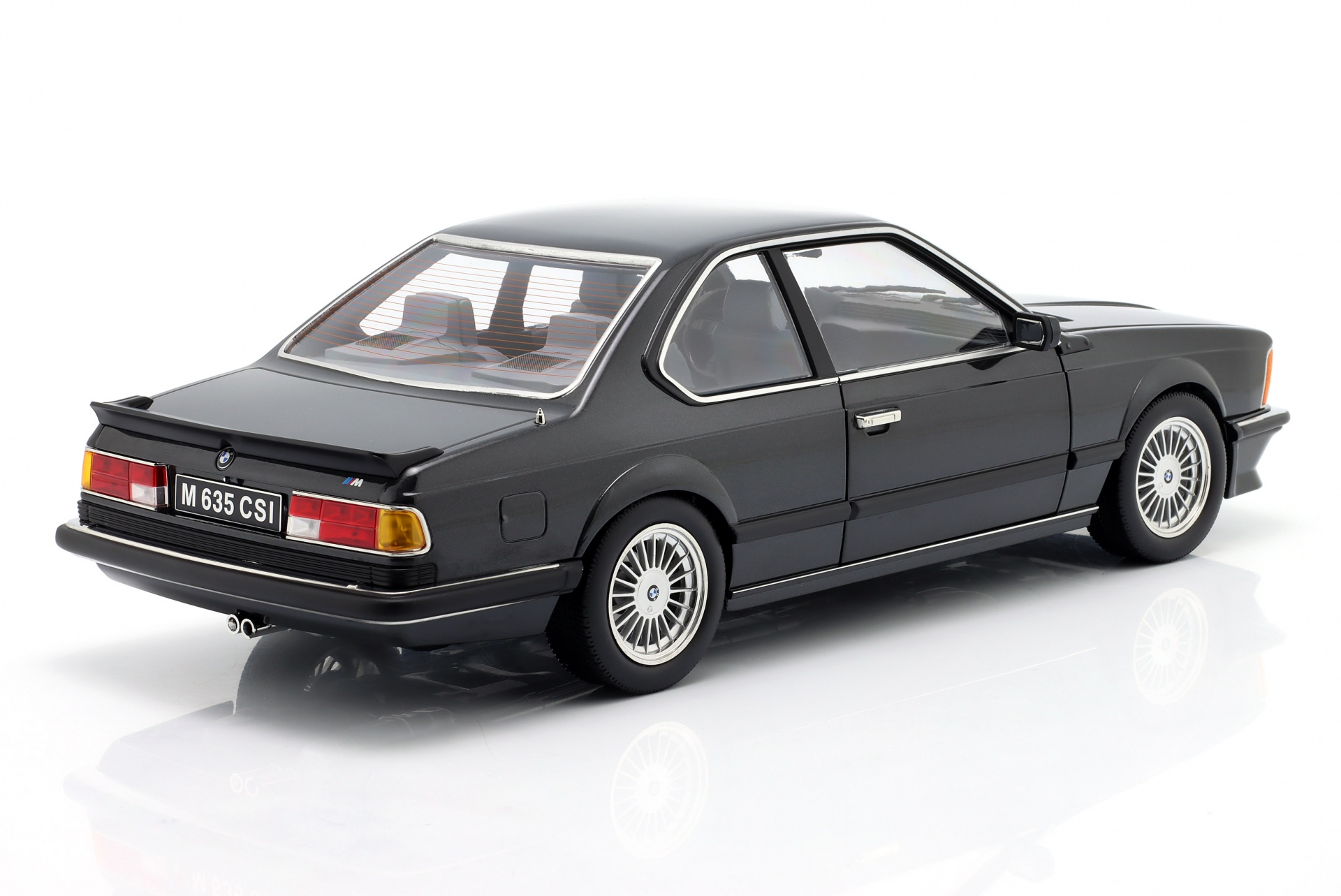 BMW M635 CSI mit Alpina Felgen Baujahr 1987 schwarz metallic  
