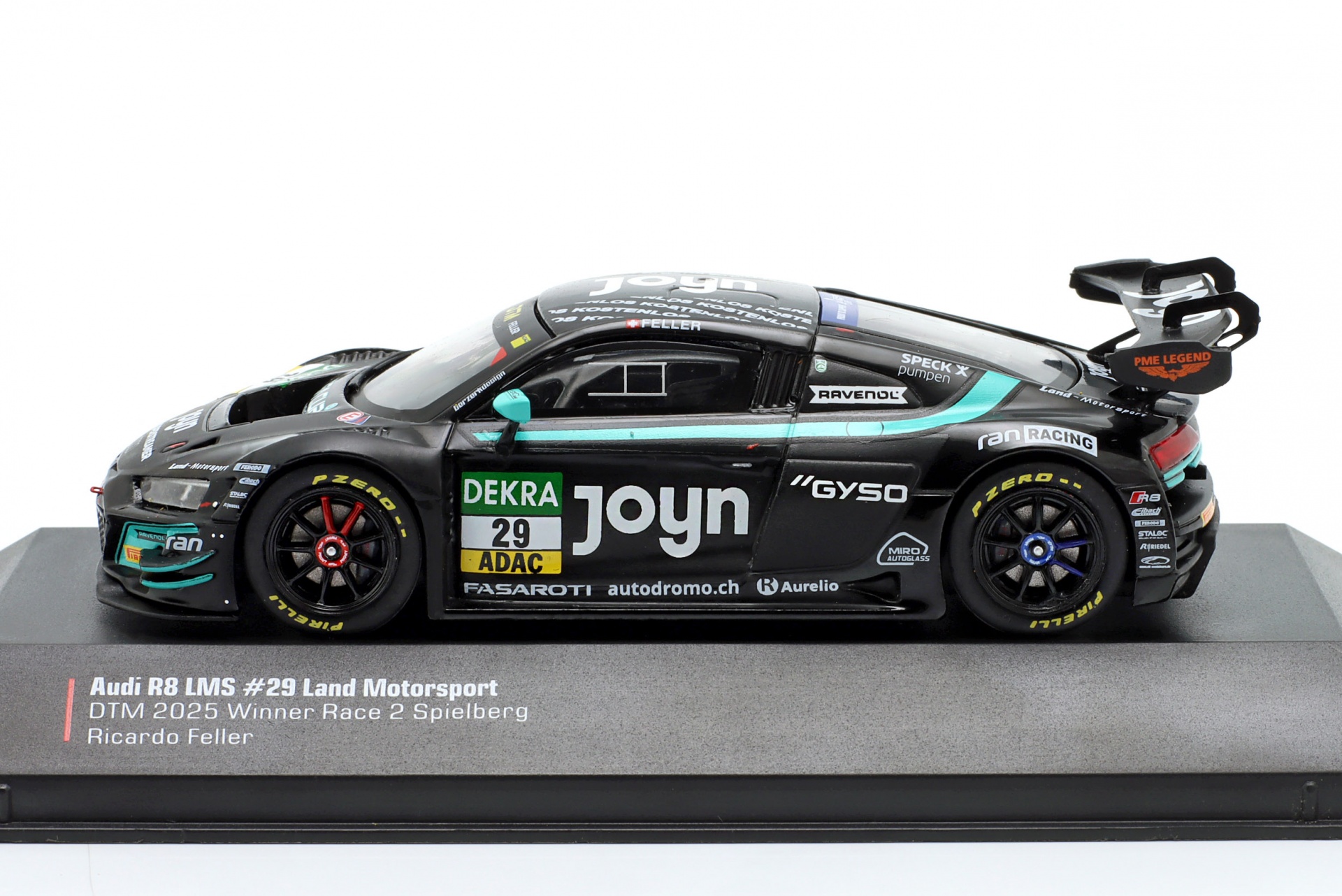 Audi R8 LMS GT3 Evo II #29 Winner Race 2 Spielberg DTM 2025 R. Feller  