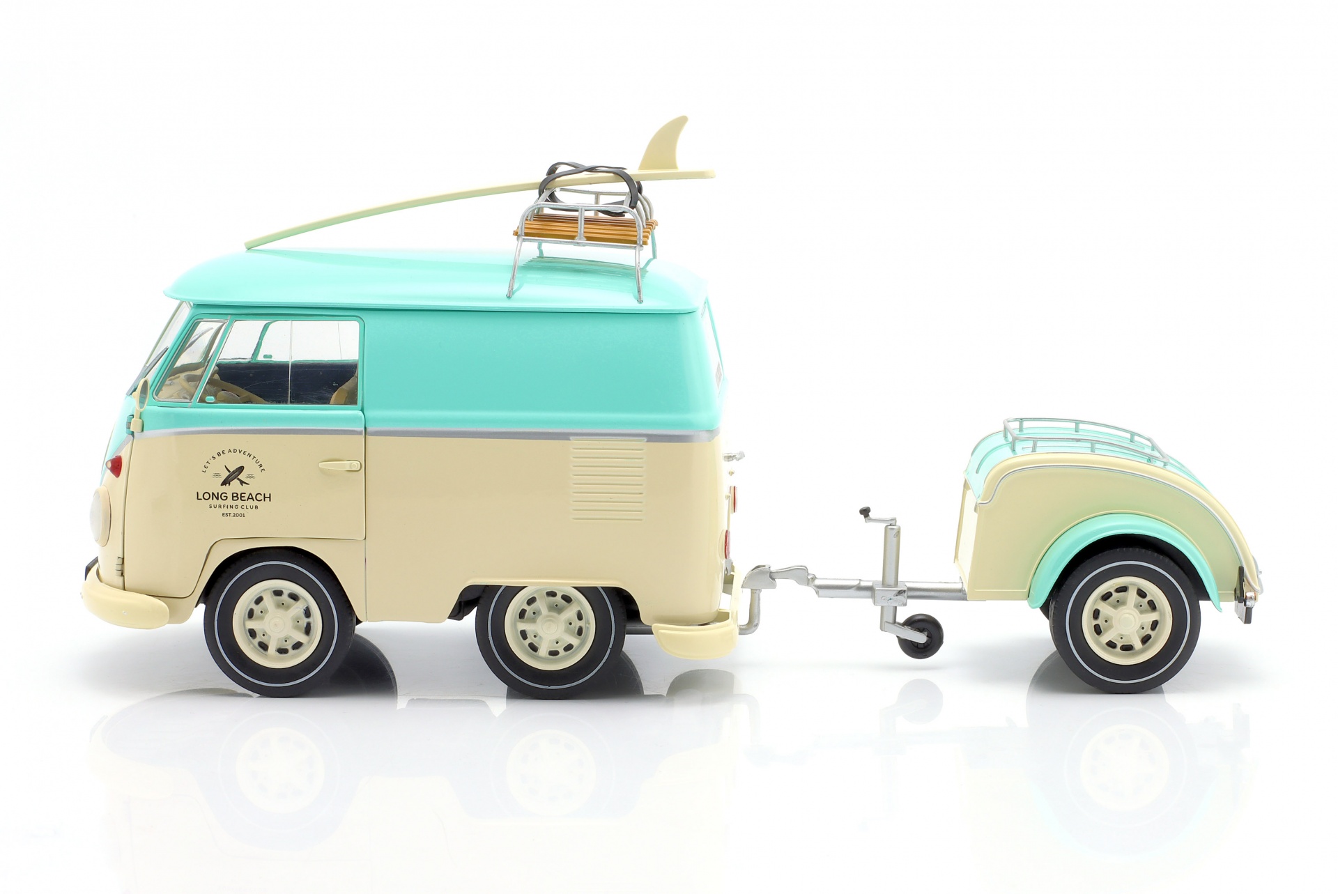 Volkswagen VW Cool Combi mit Anh&auml;nger 2024 mintgr&uuml;n / wei&szlig;  