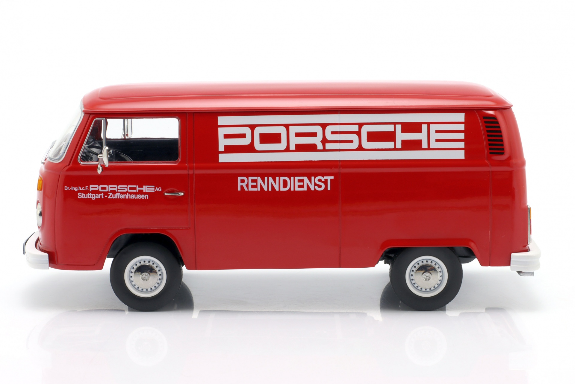 Volkswagen VW T2b Bus Porsche Renndienst Baujahr 1972 rot  