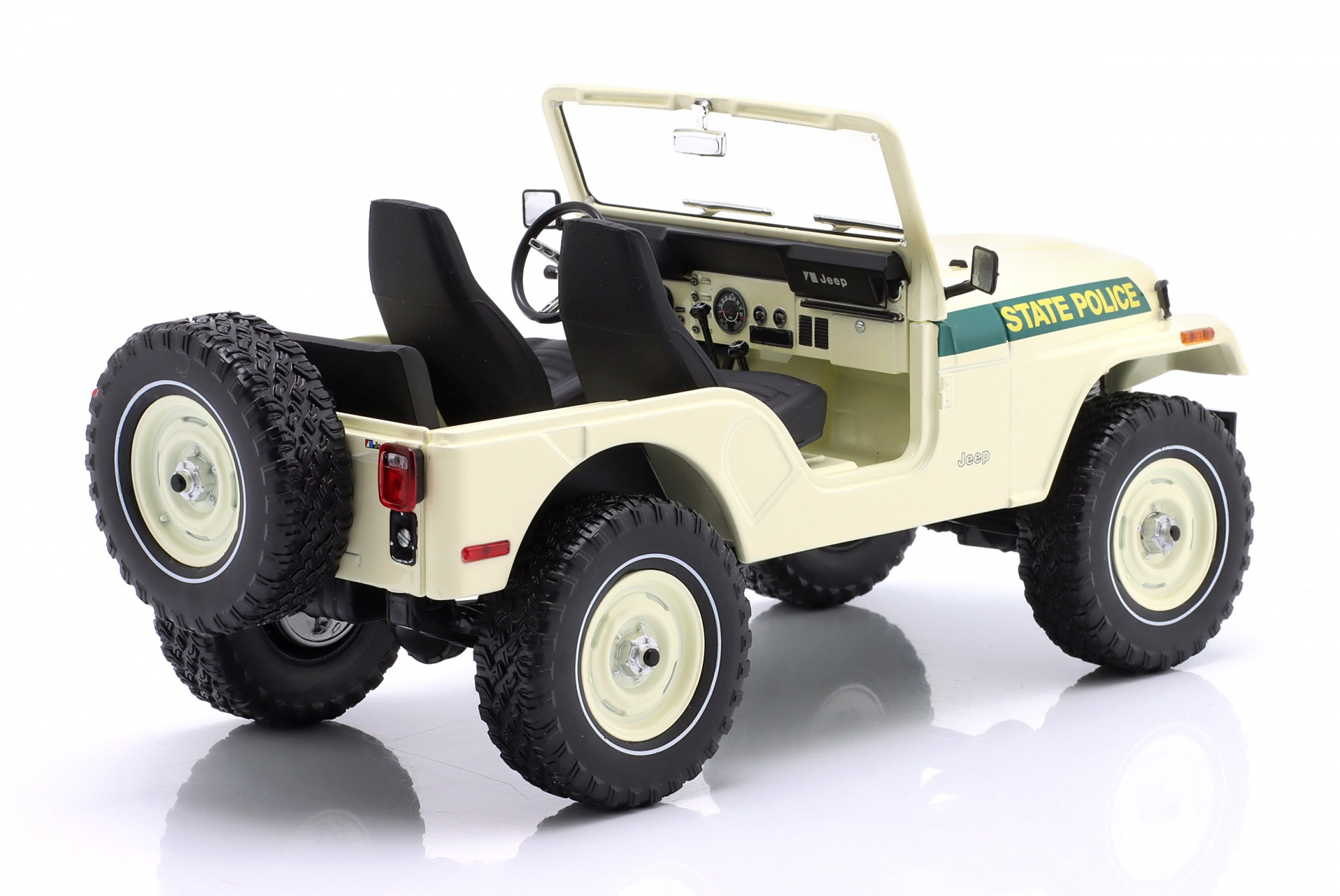 Jeep CJ-5 Maryland State Police 1983 creme wei&szlig;  