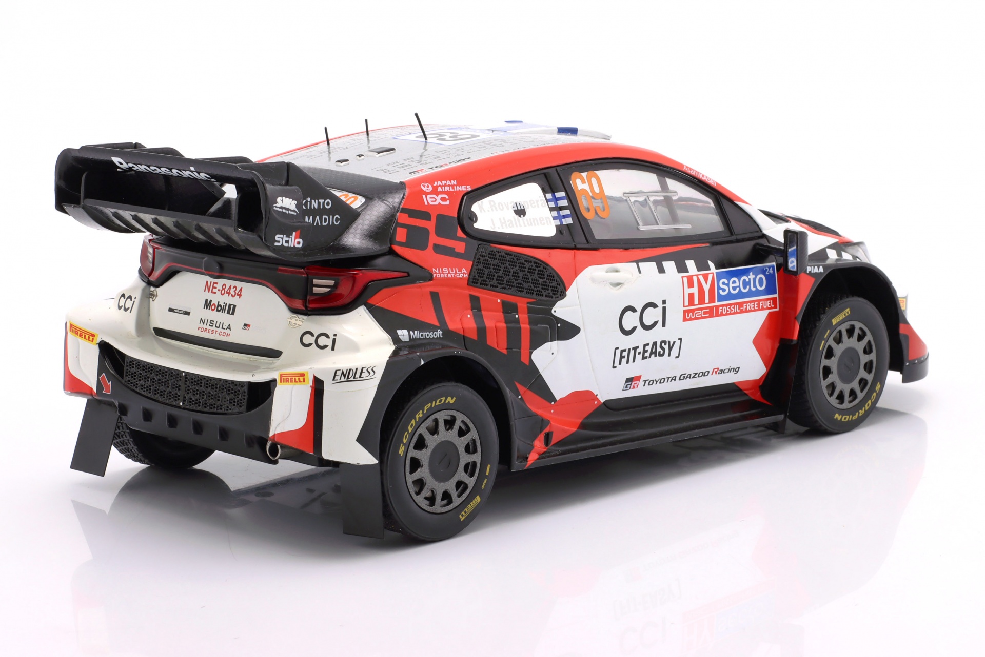 Toyota GR Yaris Rally1 Hybrid #69 Rallye Finnland 2024 Rovanper&auml;, Halttunen  