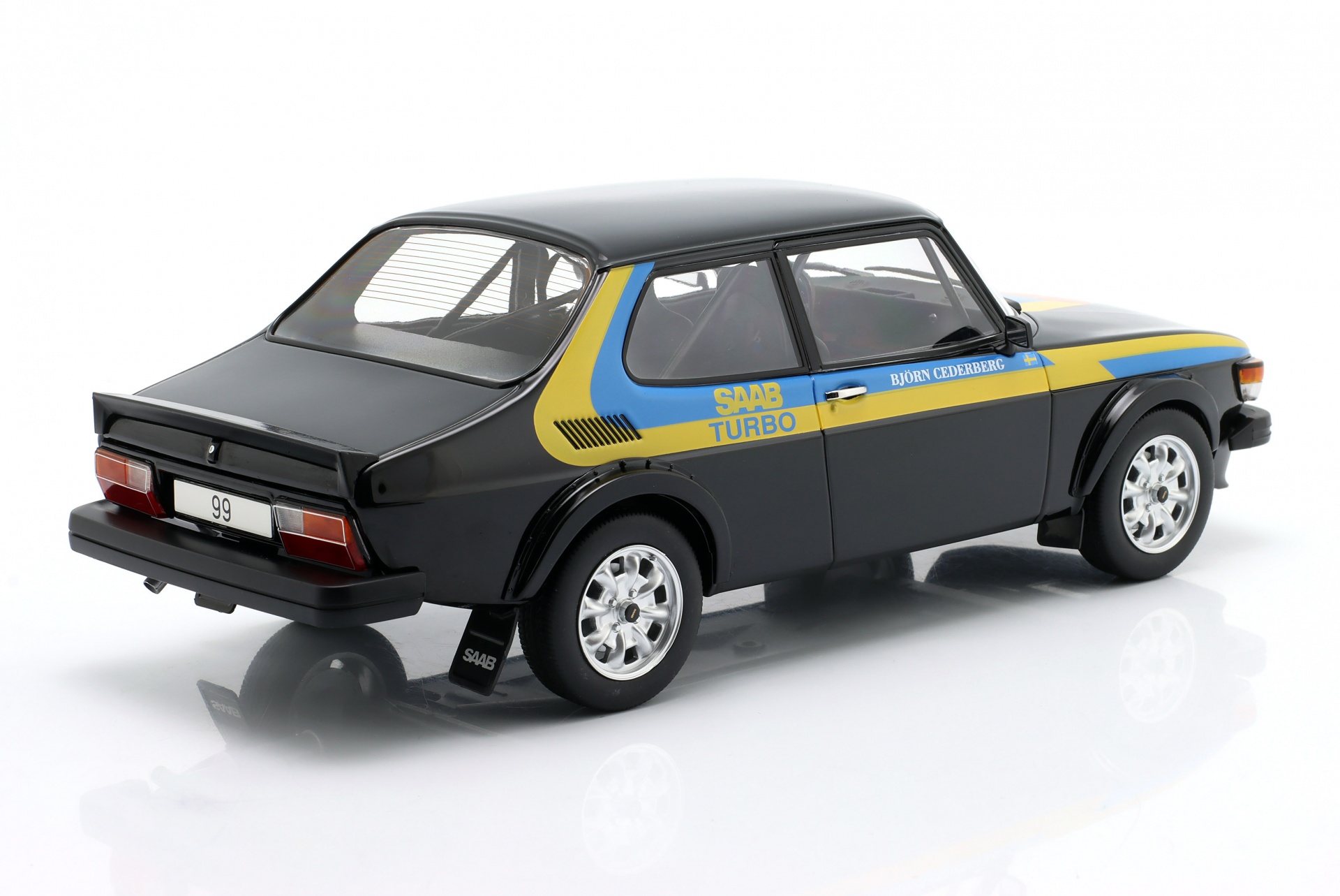 Saab 99 Turbo Baujahr 1977 schwarz / Dekor  ModelCar Group