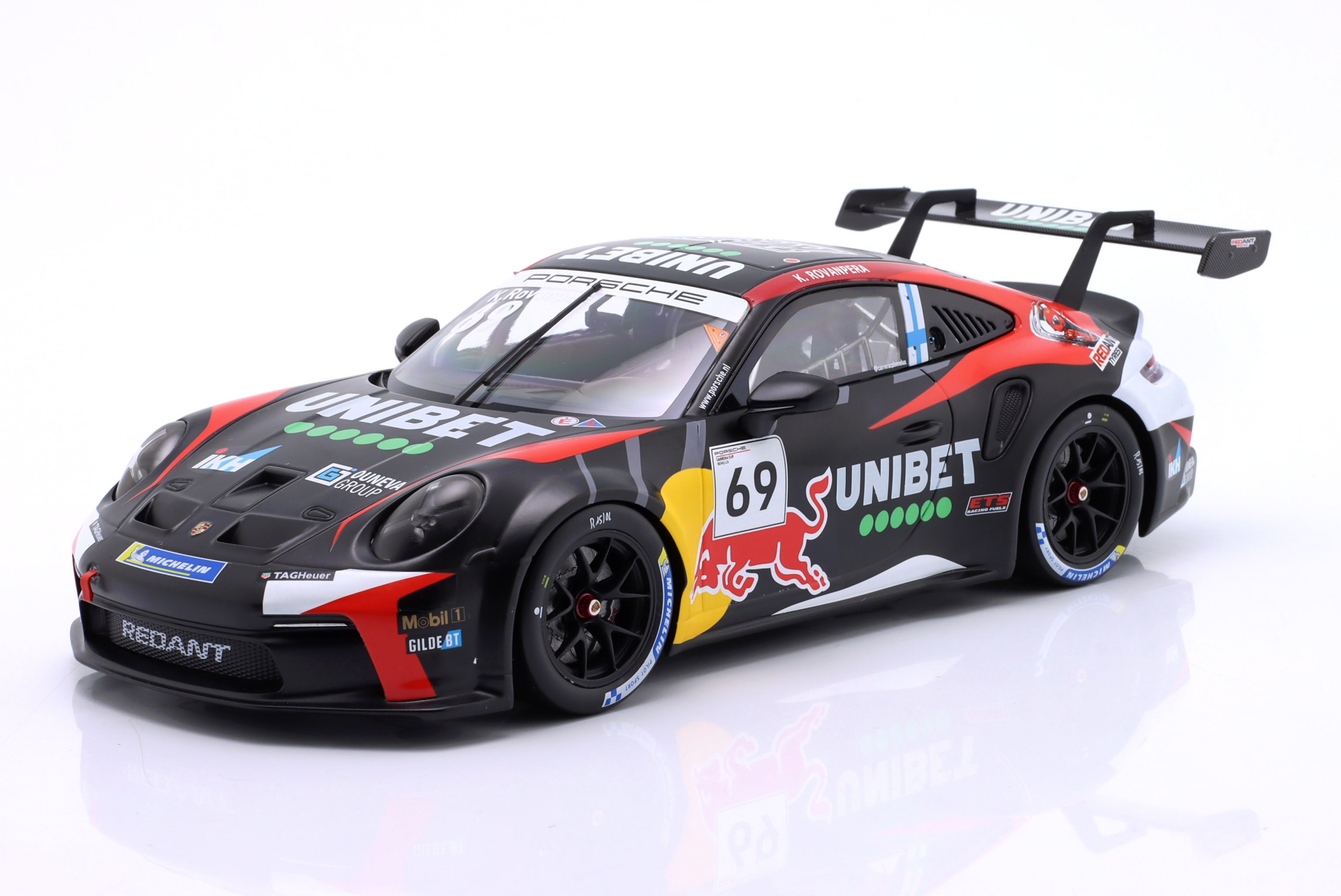 Porsche 911 GT3 Cup #69 Sieger Zolder Porsche Carrera Cup Benelux 2024 Rovanper&auml;  
