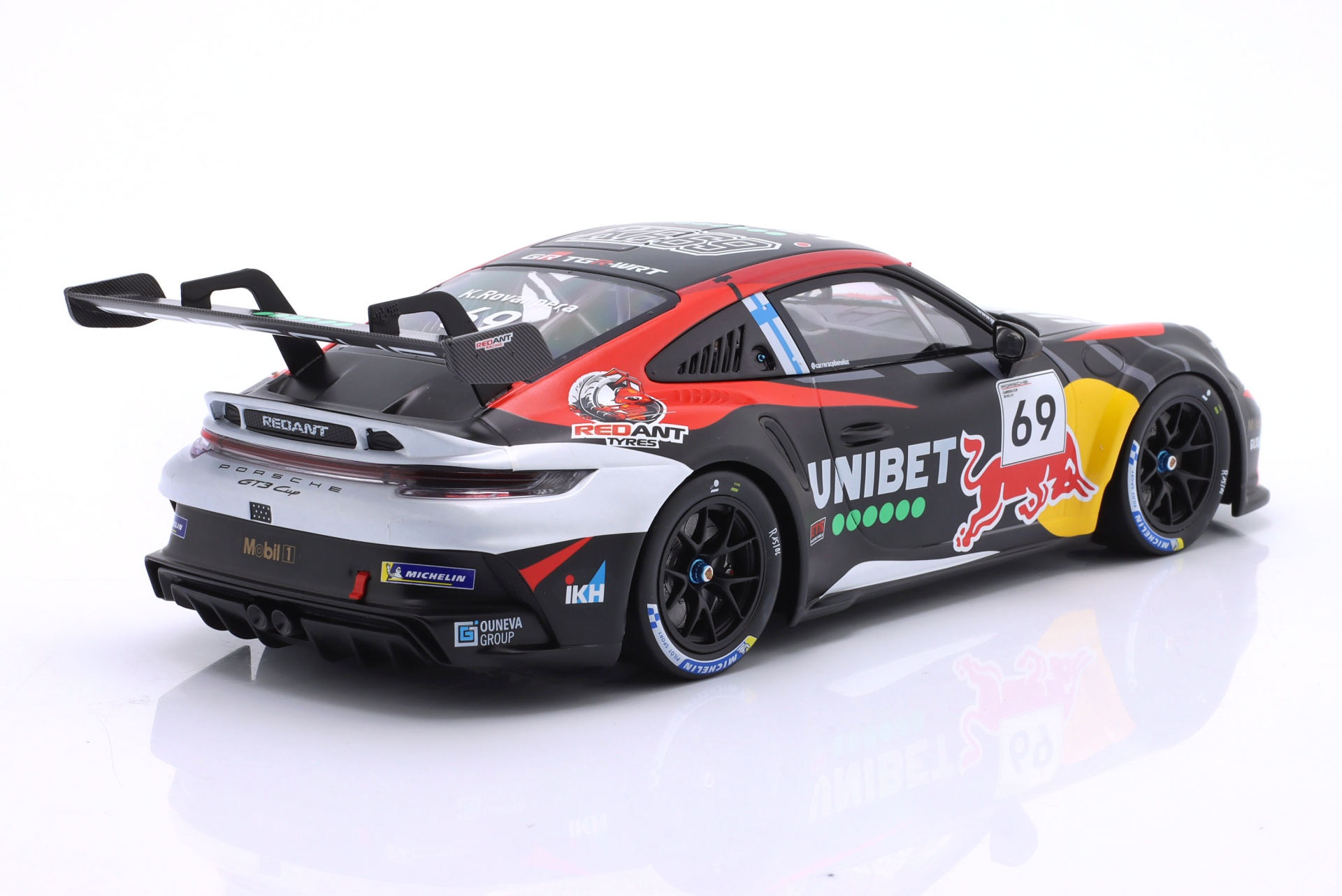 Porsche 911 GT3 Cup #69 Sieger Zolder Porsche Carrera Cup Benelux 2024 Rovanper&auml;  