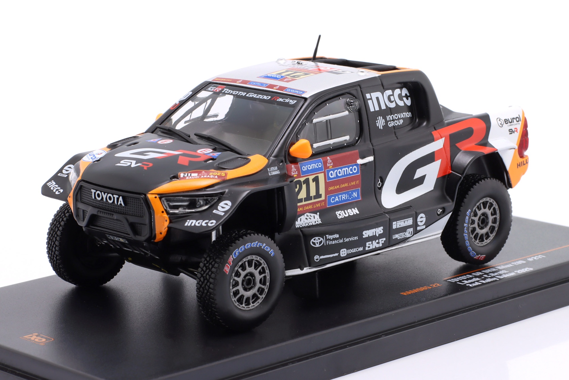 Toyota GR DKR Hilux Evo #211 2nd Rallye Dakar 2025 Lategan, Cummings  