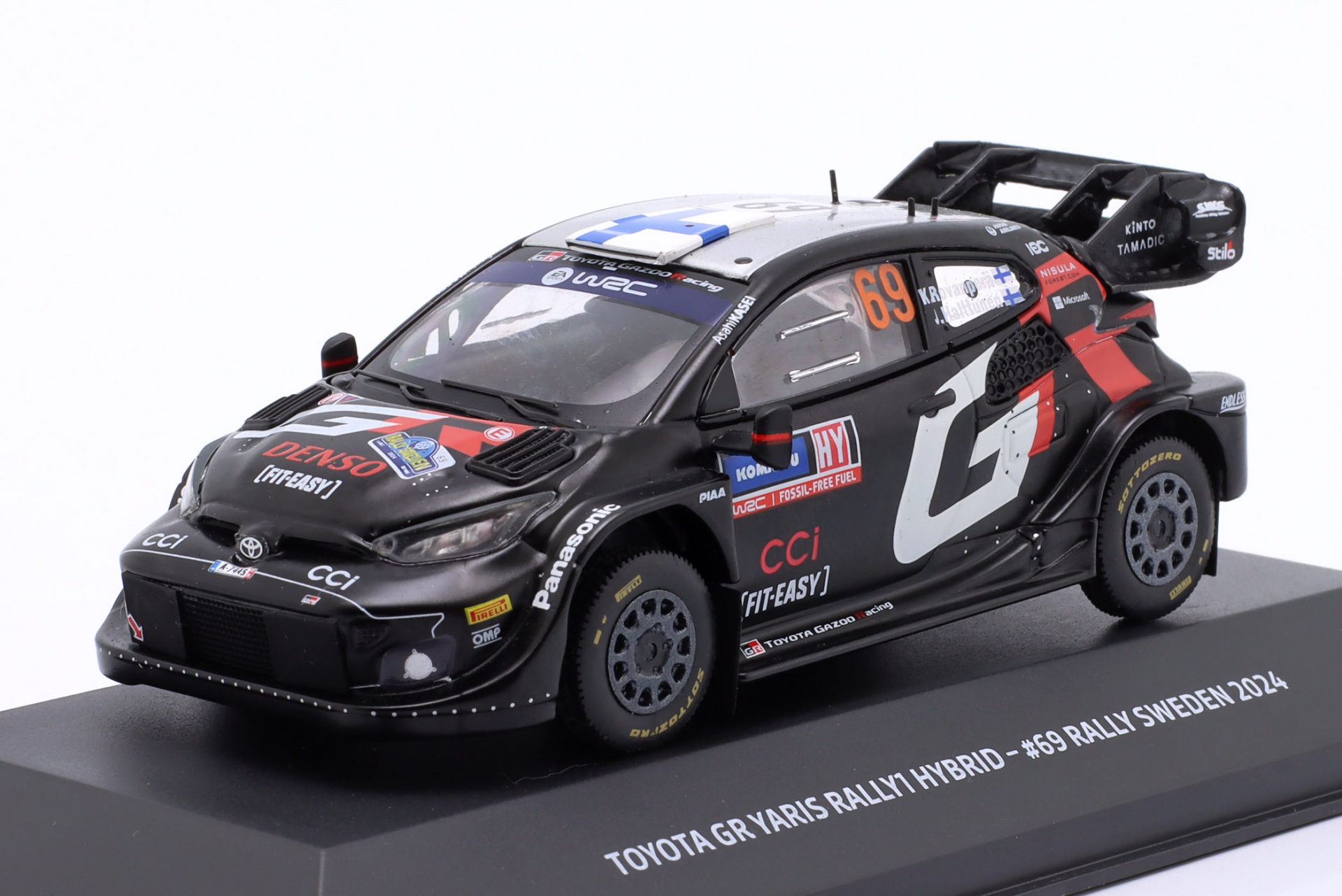 Toyota GR Yaris Rally1 Hybrid #69 Rallye Schweden 2024 Rovanper&auml;, Halttunen  
