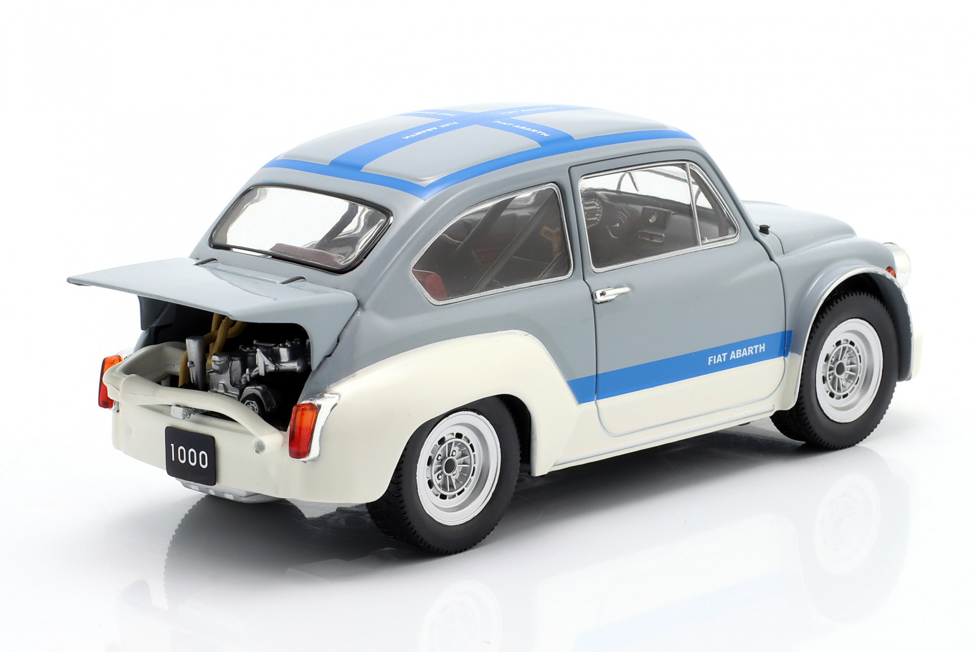 Fiat Abarth 1000 GR.2 Baujahr 1970 grau / wei&szlig;  
