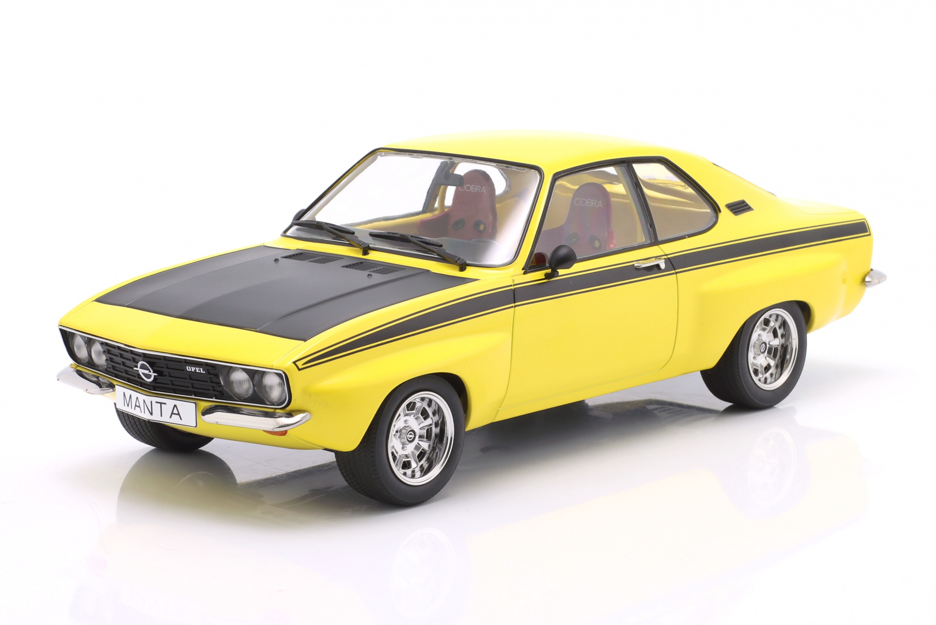 Opel Manta A Irmscher Baujahr 1974 gelb / schwarz  
