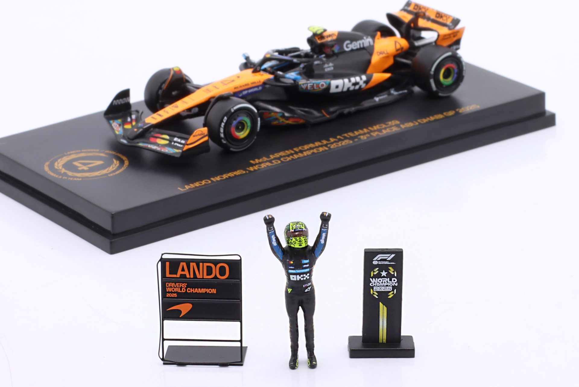 Lando Norris MCL39 #4 3rd Abu Dhabi GP Formel 1 Weltmeister 2025  