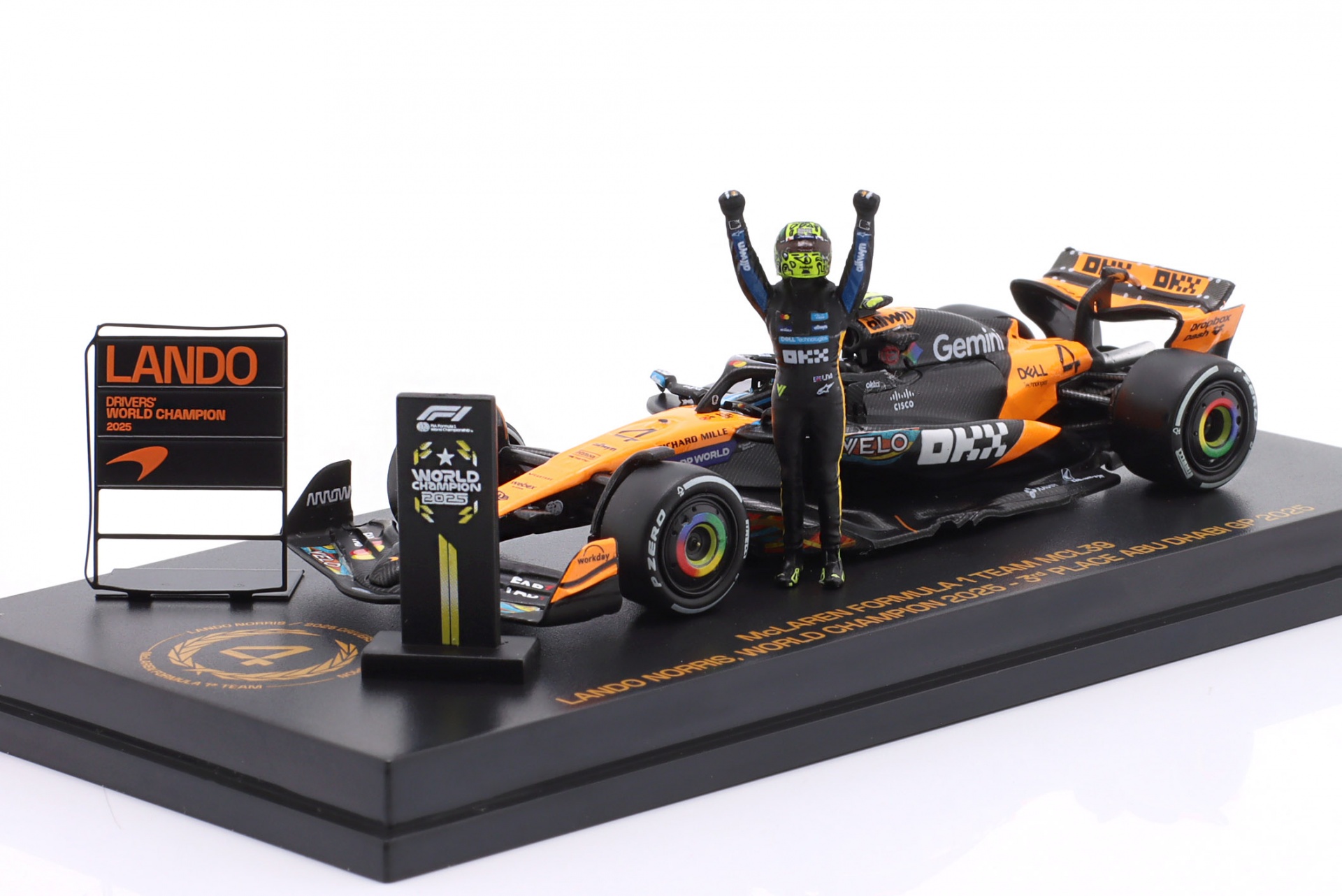 Lando Norris MCL39 #4 3rd Abu Dhabi GP Formel 1 Weltmeister 2025  