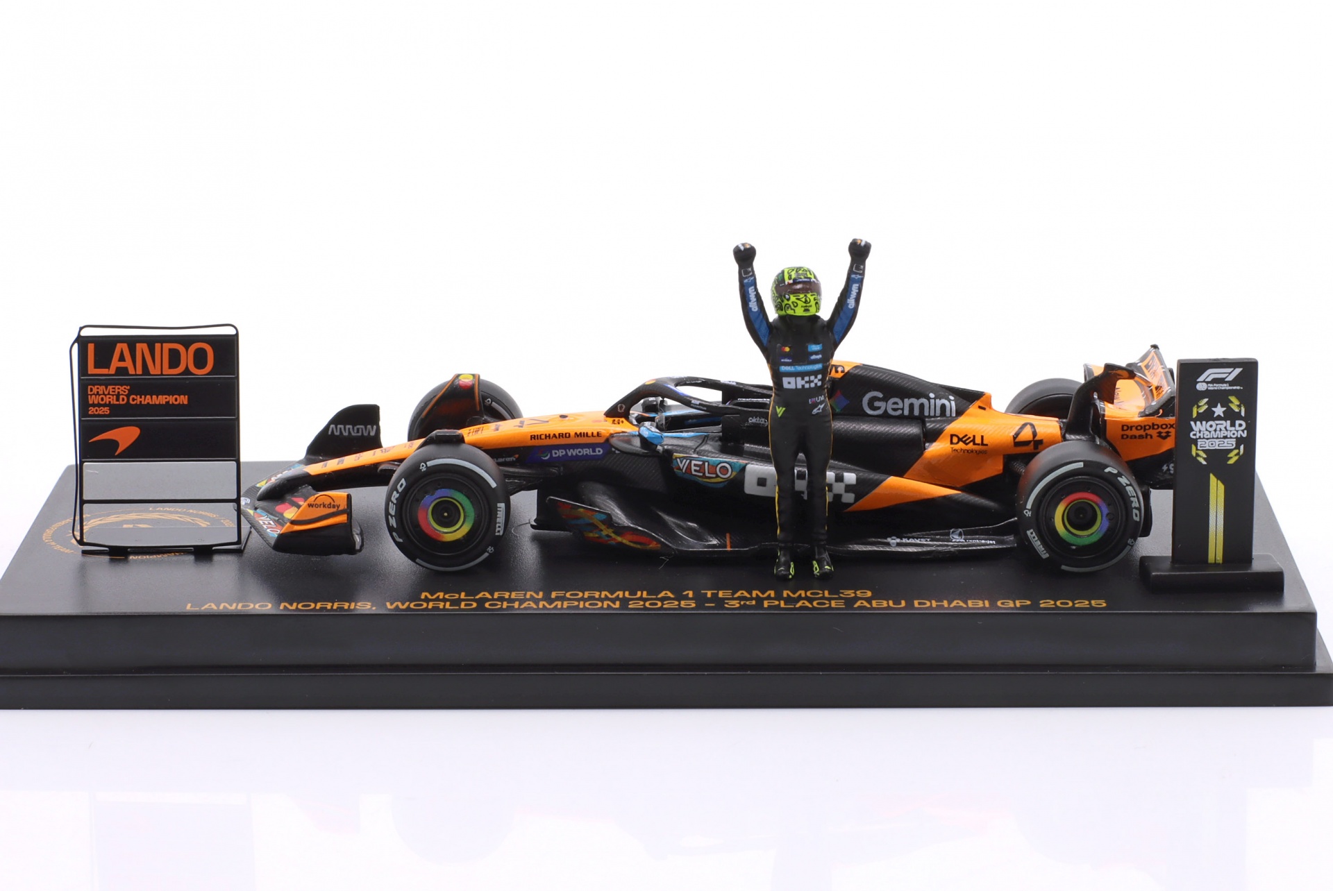 Lando Norris MCL39 #4 3rd Abu Dhabi GP Formel 1 Weltmeister 2025  