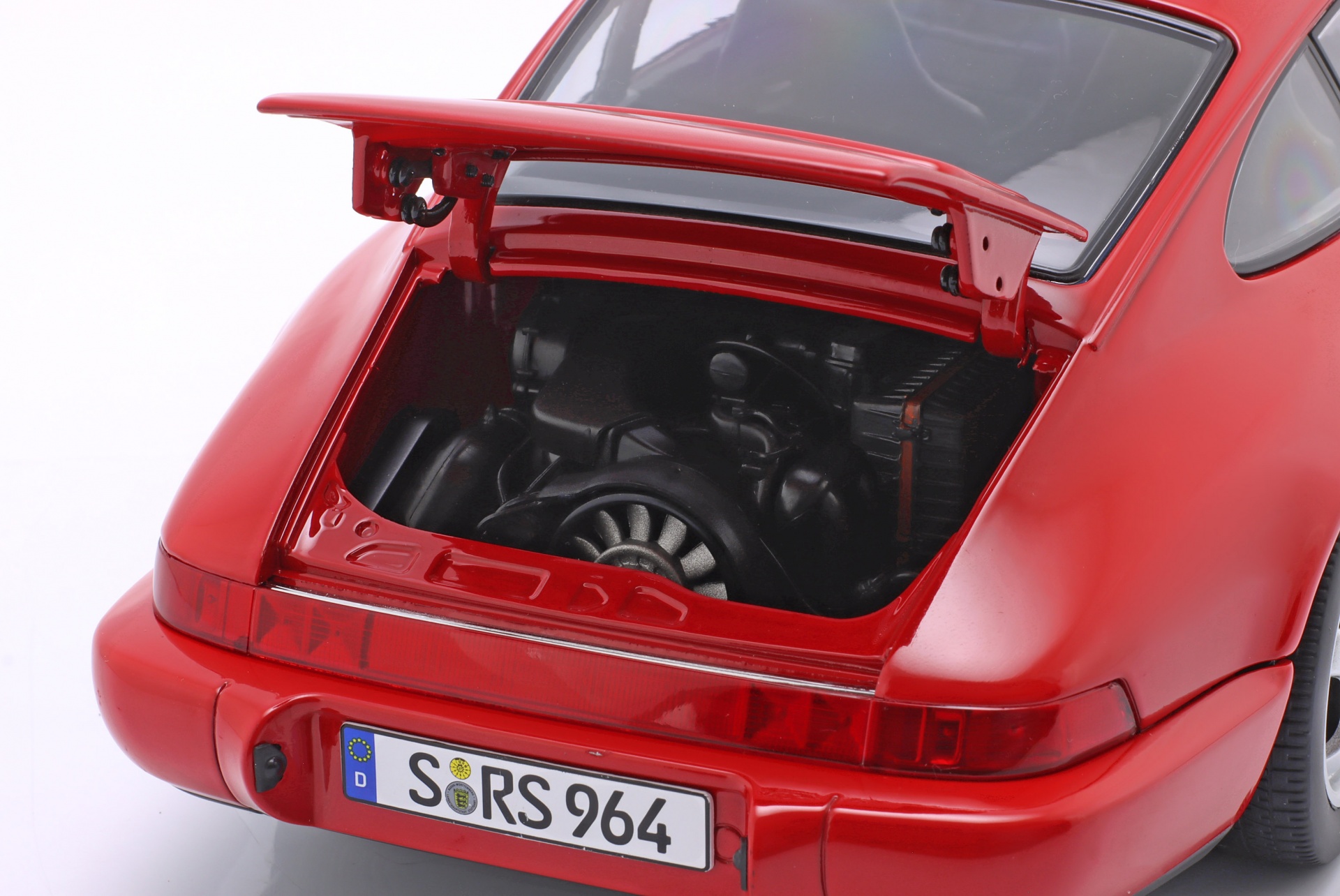 Porsche 911 (964) RS Baujahr 1992 rot / Cup Felgen  