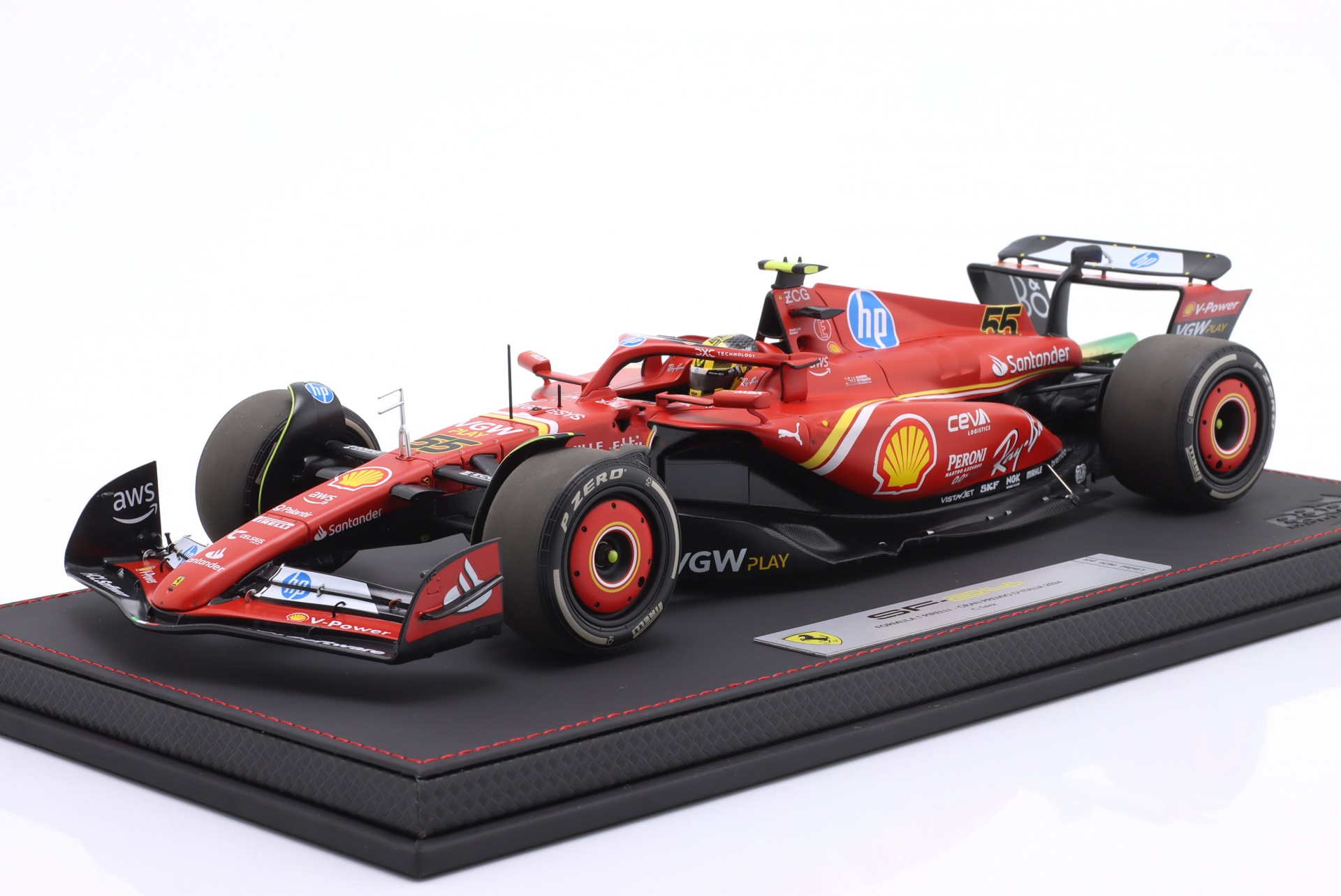 Carlos Sainz jr. Ferrari SF-24 #55 4th Italien GP Formel 1 2024  BBR