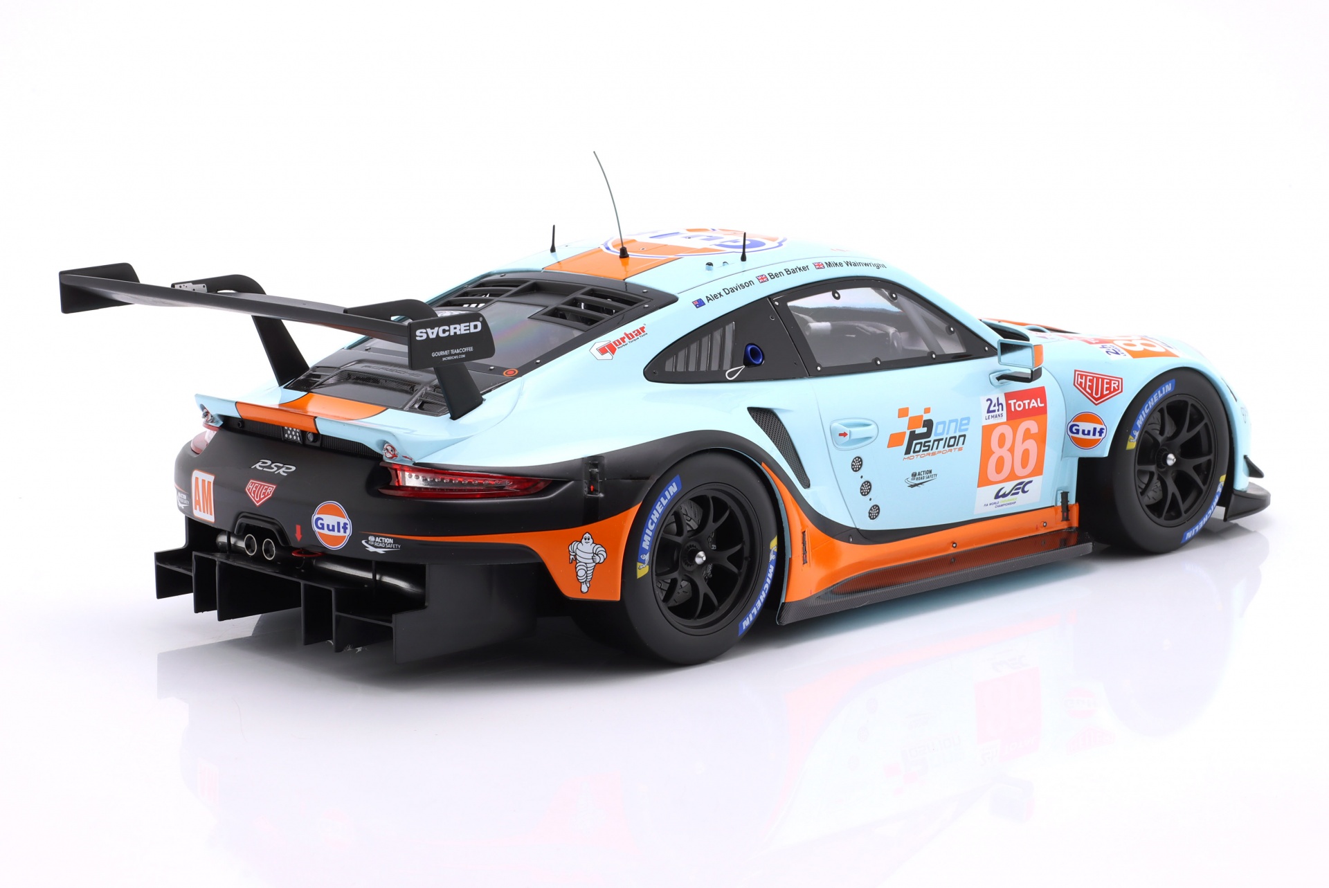Porsche 911 (991) RSR #86 24h LeMans 2018 Gulf Racing  