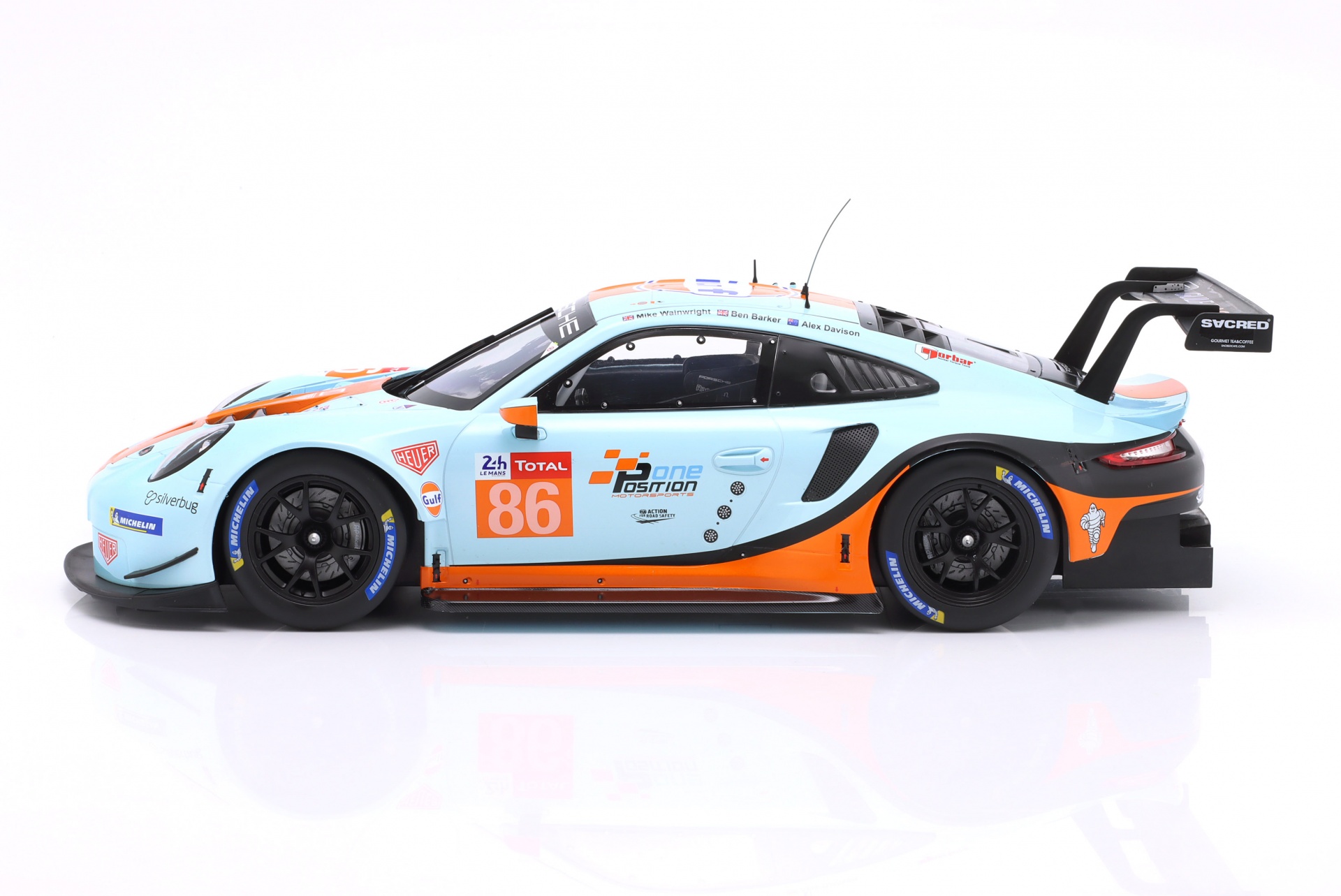 Porsche 911 (991) RSR #86 24h LeMans 2018 Gulf Racing  