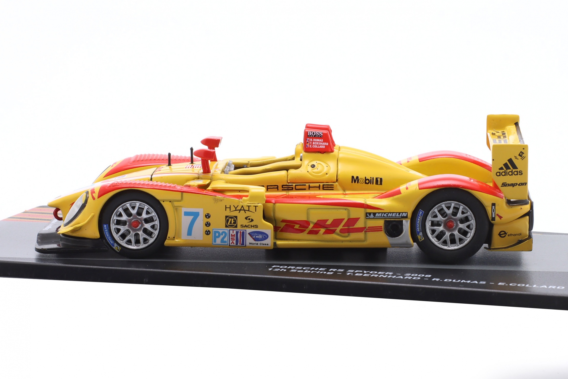 Porsche RS Spyder #7 Sieger 12h Sebring 2008 Bernhard, Dumas, Collard  