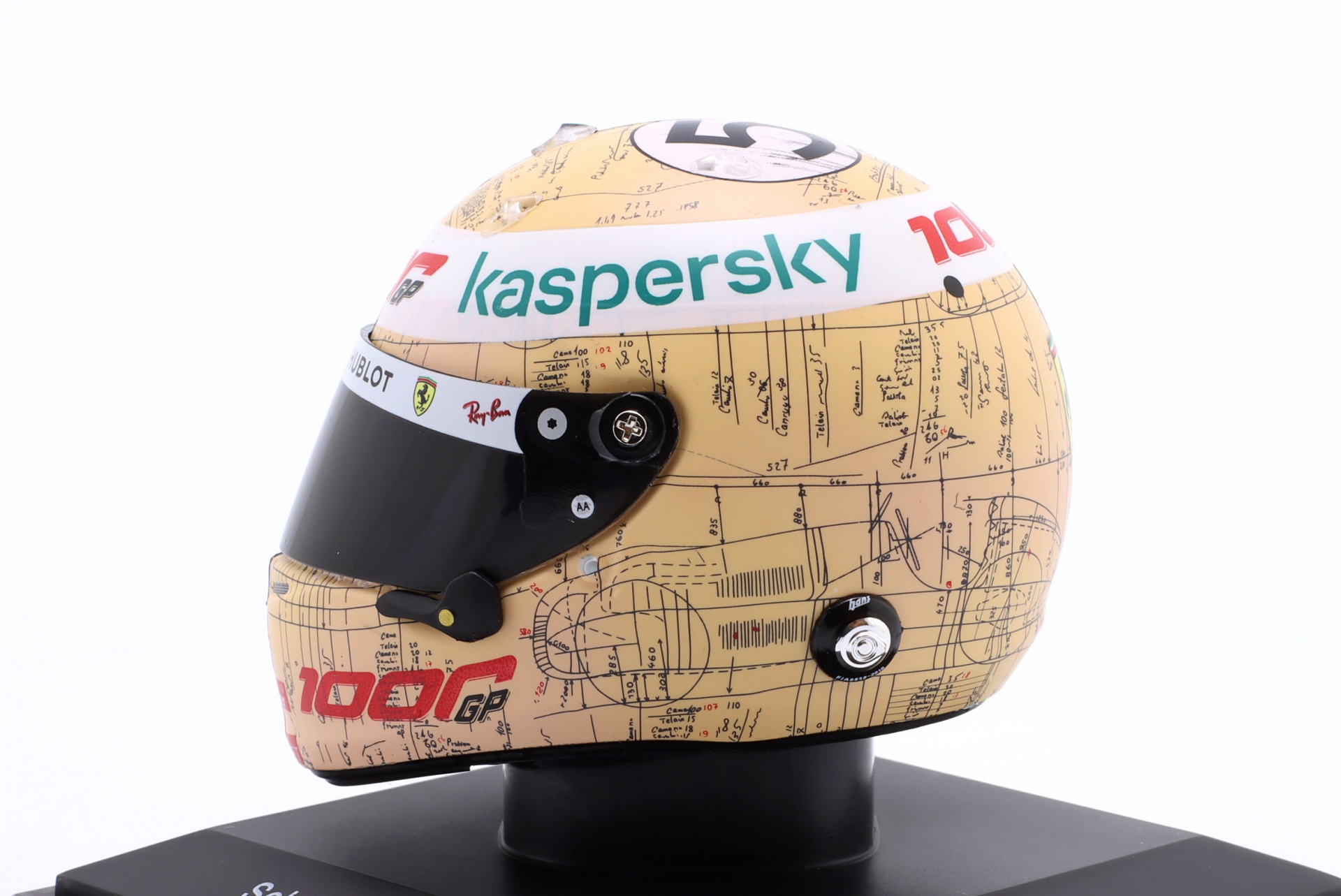 Sebastian Vettel Scuderia Ferrari #5 Formel 1 2020 Helm   Editions