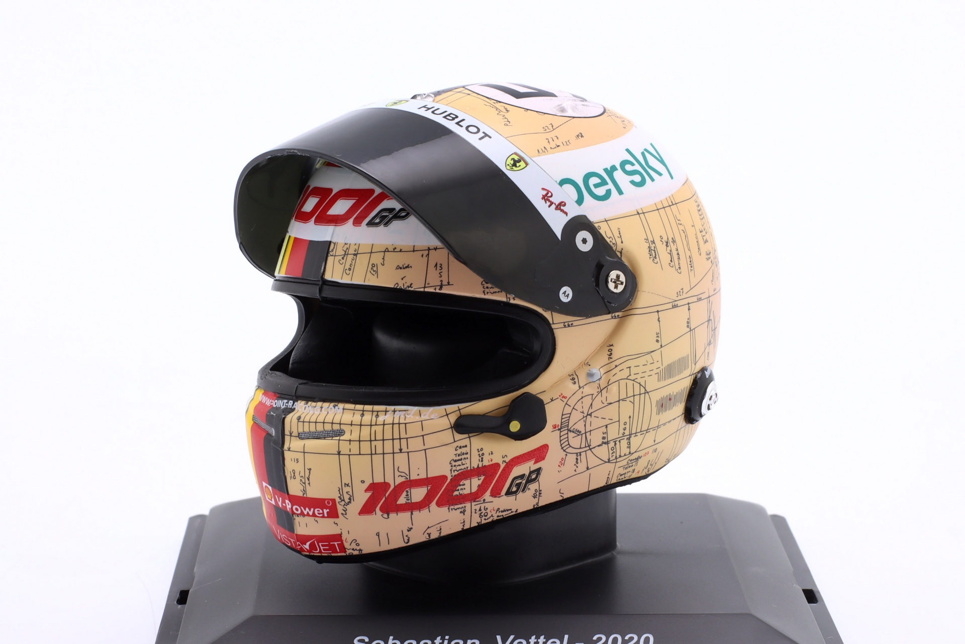 Sebastian Vettel Scuderia Ferrari #5 Formel 1 2020 Helm   Editions