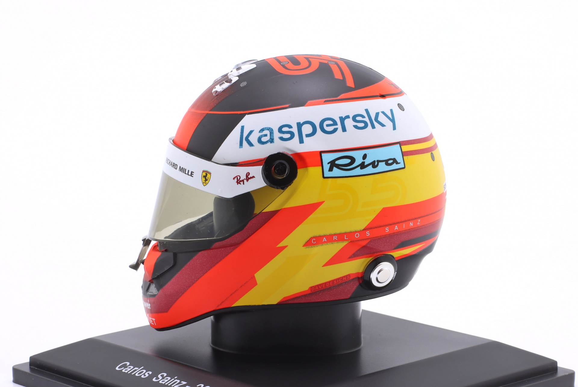 Carlos Sainz jr. Scuderia Ferrari #55 Formel 1 2021 Helm   Editions