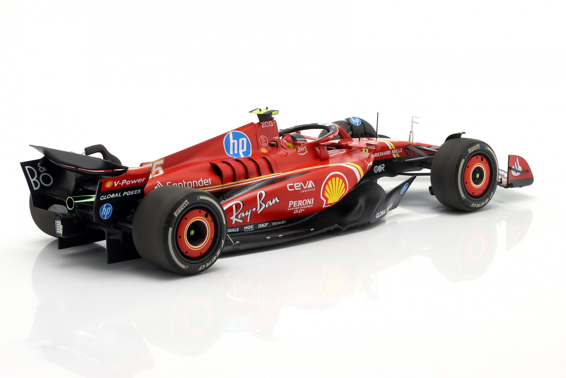 Carlos Sainz jr. Ferrari SF-24 #55 2nd USA GP Formel 1 2024  BBR