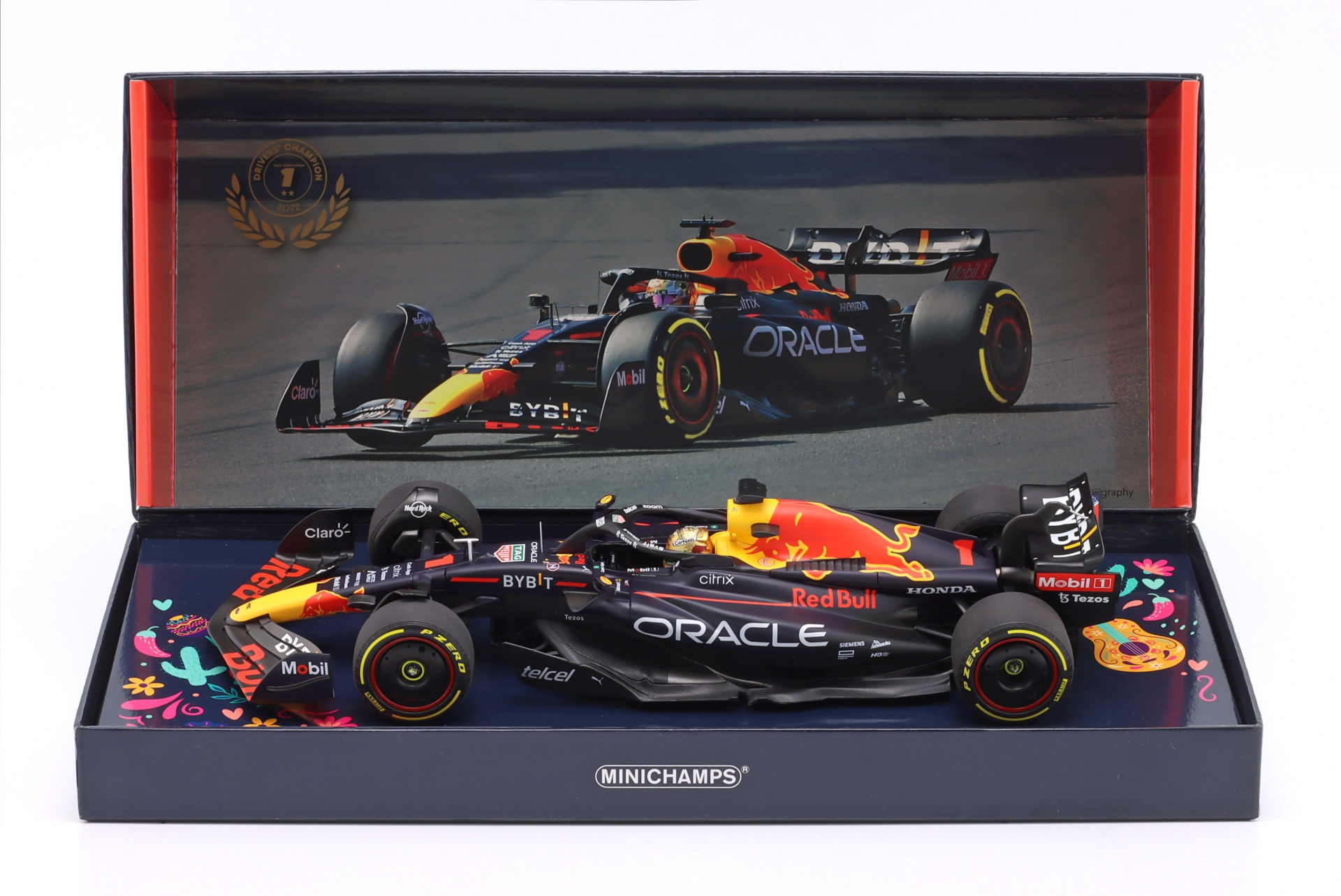 	Max Verstappen Red Bull RB18 #1 Sieger Mexiko GP Formel 1 Weltmeister 2022  