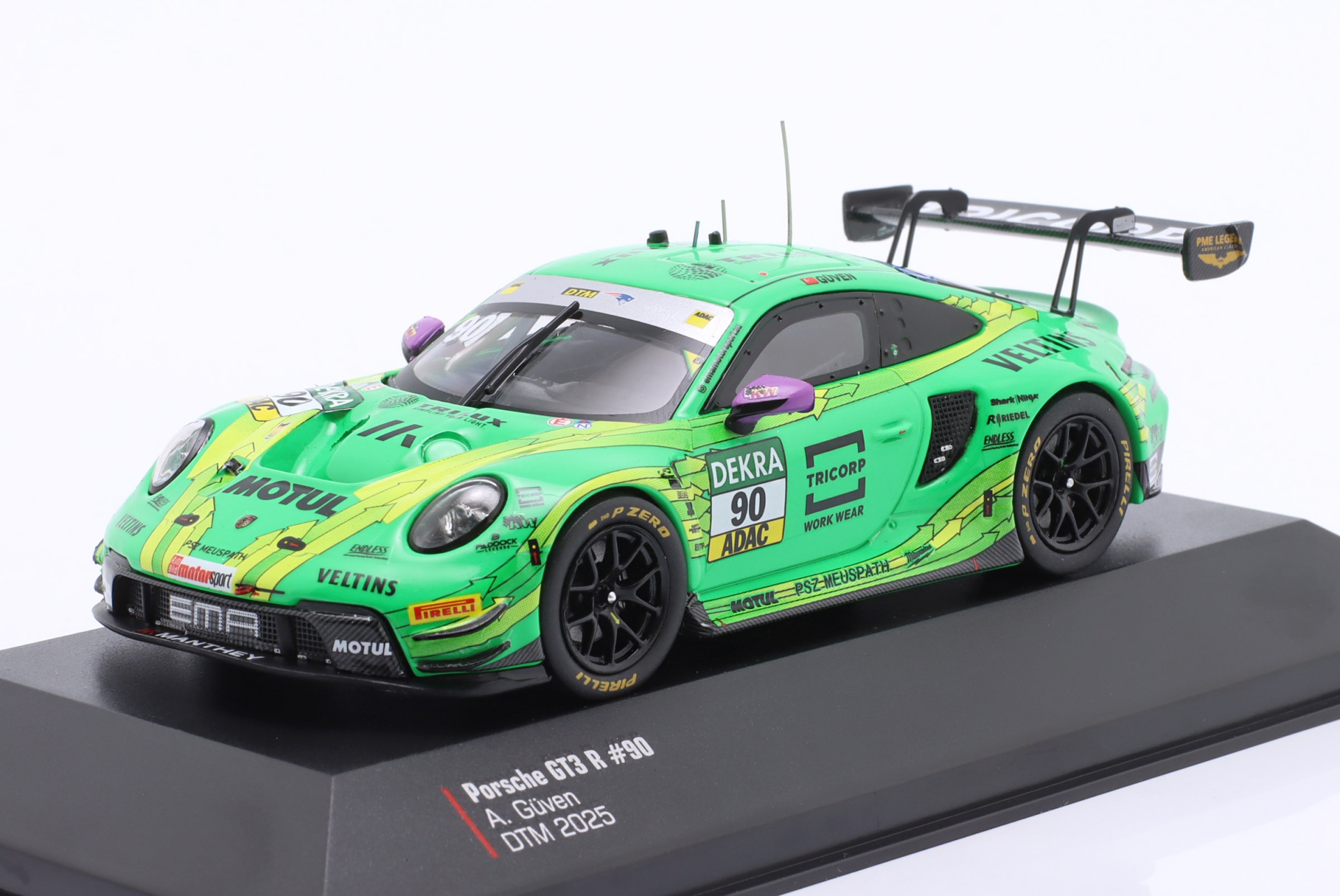 Porsche 911 GT3 R #90 DTM Champion 2025 Ayhancan G&uuml;ven Manthey Greeno  