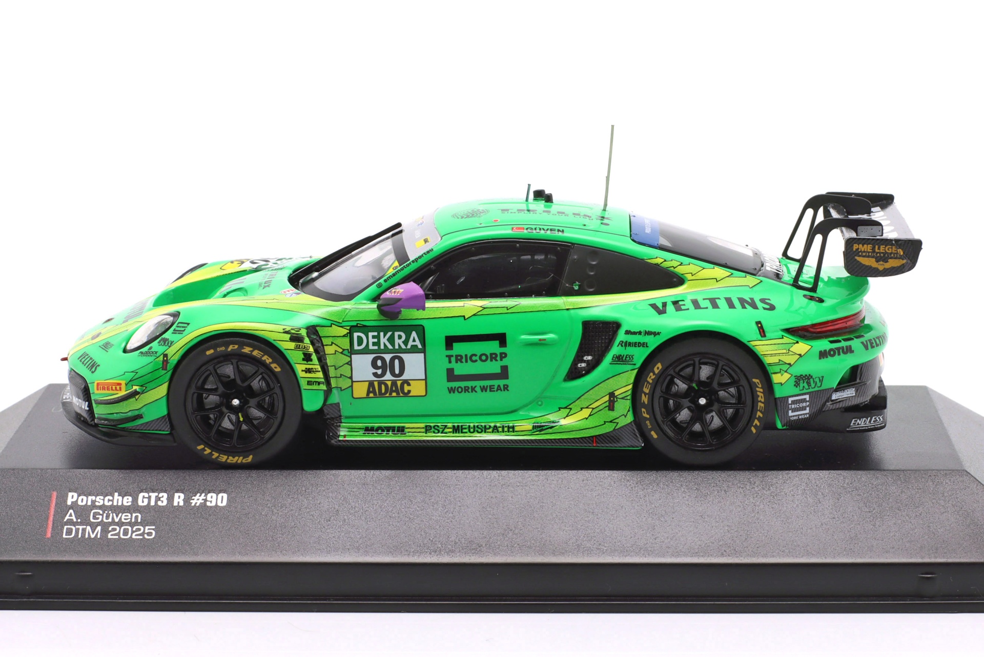 Porsche 911 GT3 R #90 DTM Champion 2025 Ayhancan G&uuml;ven Manthey Greeno  