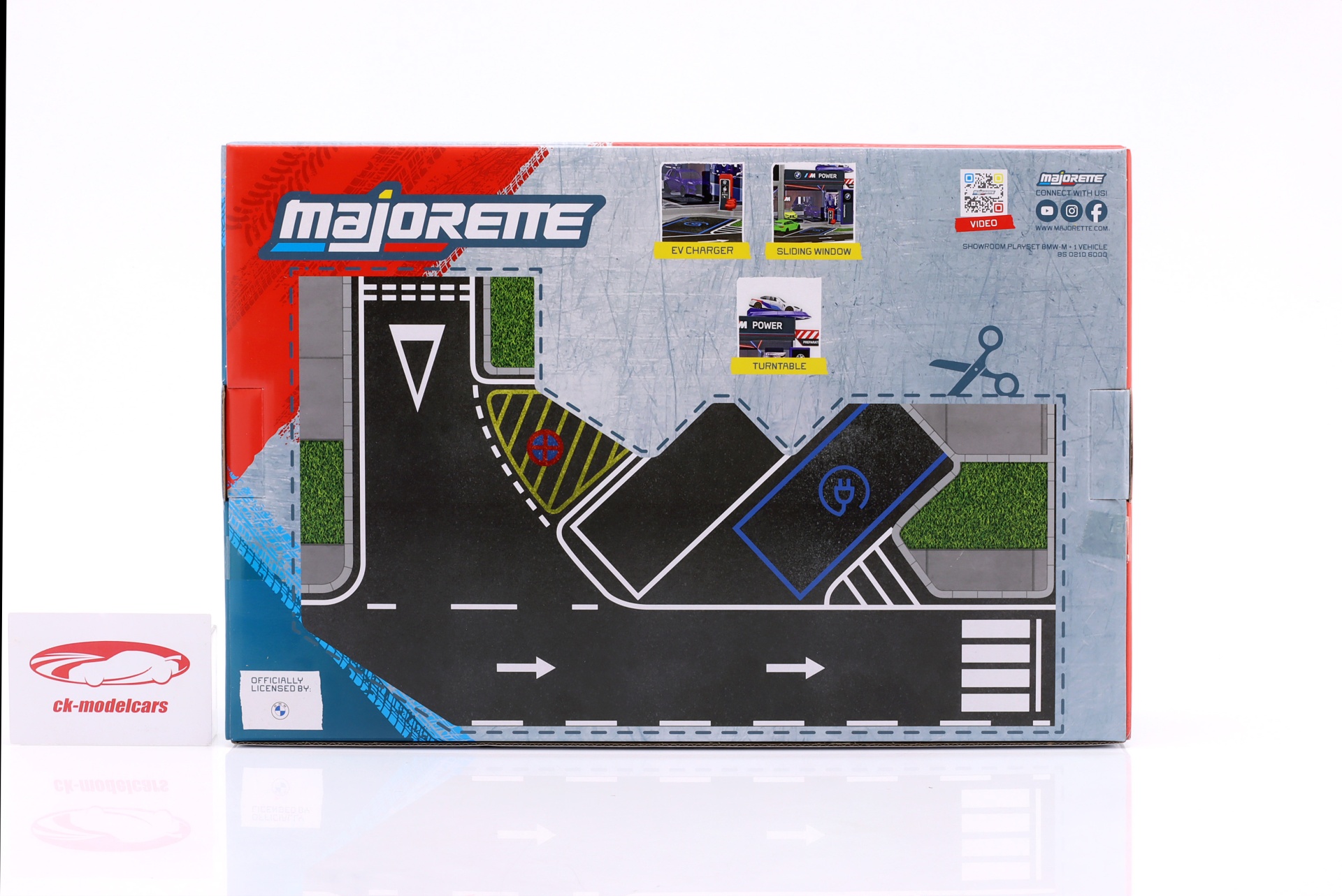 BMW Showroom Set mit BMW M3 neongelb  