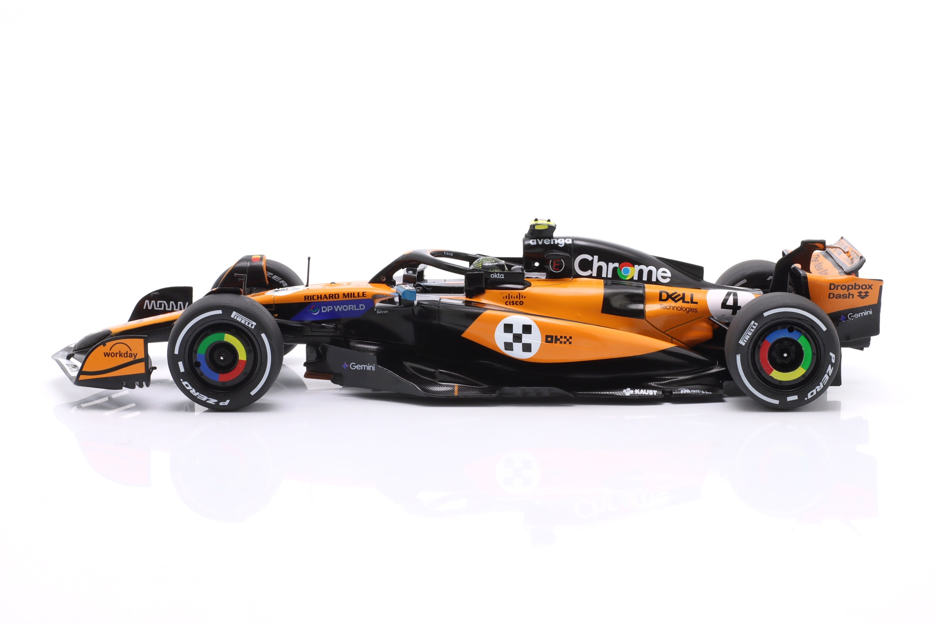 Lando Norris McLaren MCL39 #4 Sieger Monaco GP Formel 1 Weltmeister 2025  