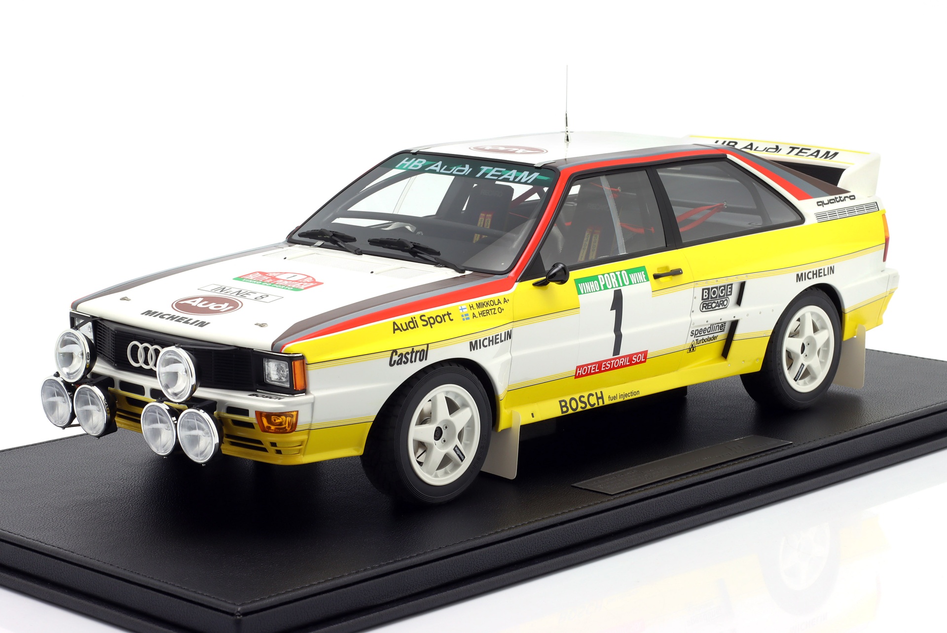 Audi quattro A2 #1 Sieger Rallye Portugal 1984 Mikkola, Hertz  