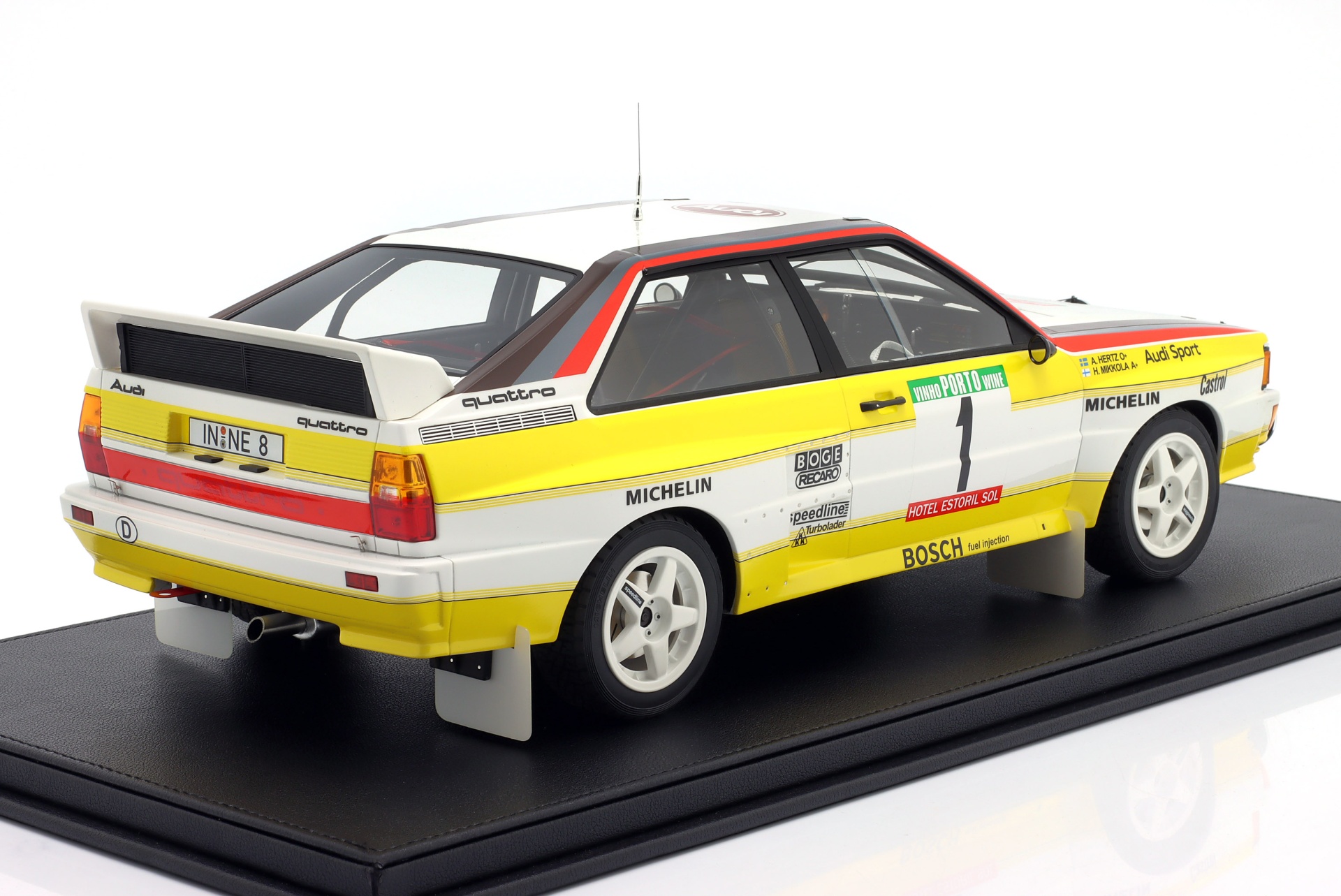 Audi quattro A2 #1 Sieger Rallye Portugal 1984 Mikkola, Hertz  