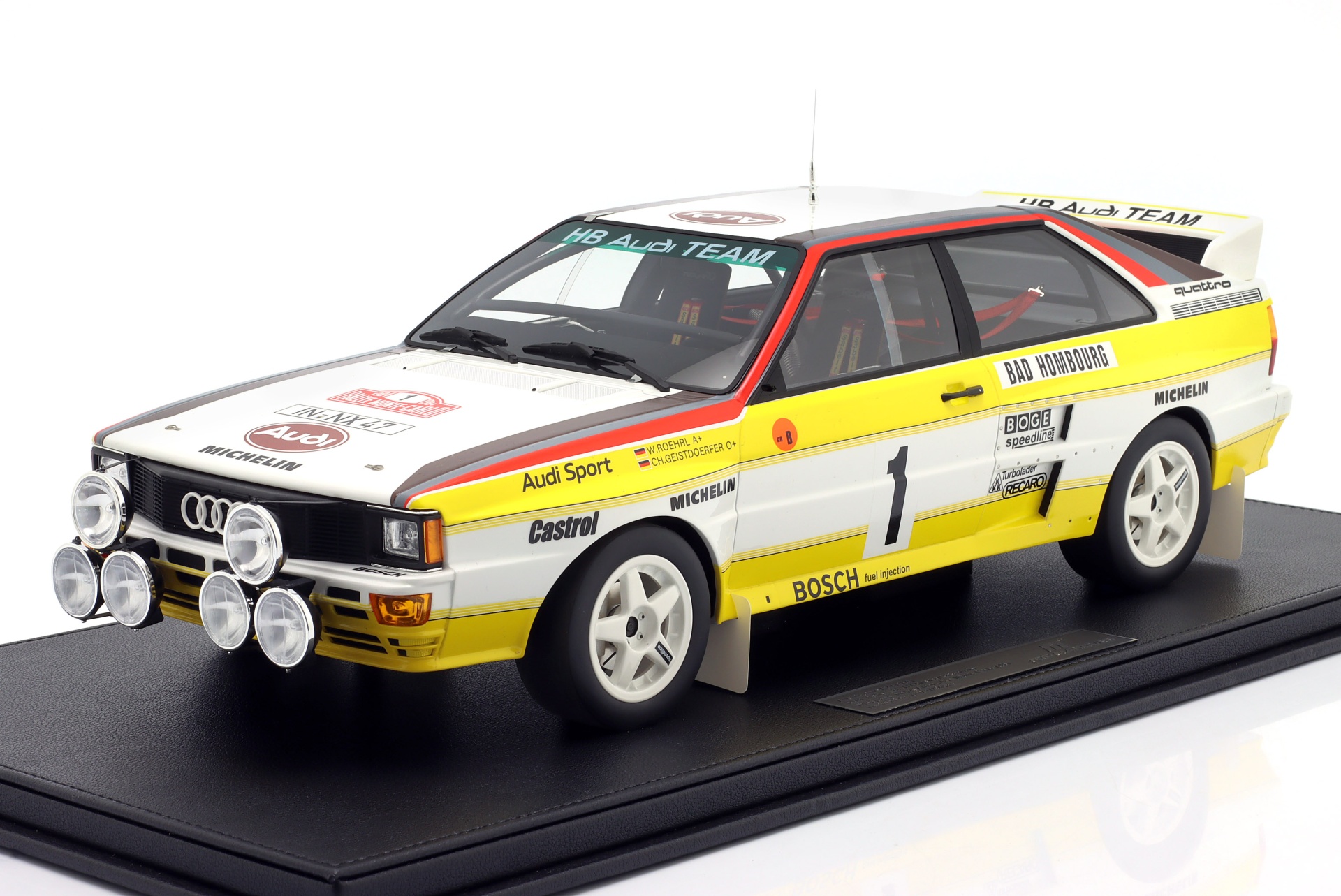 Audi quattro A2 #1 Sieger Rallye Monte Carlo 1984 R&ouml;hrl, Geistd&ouml;rfer  