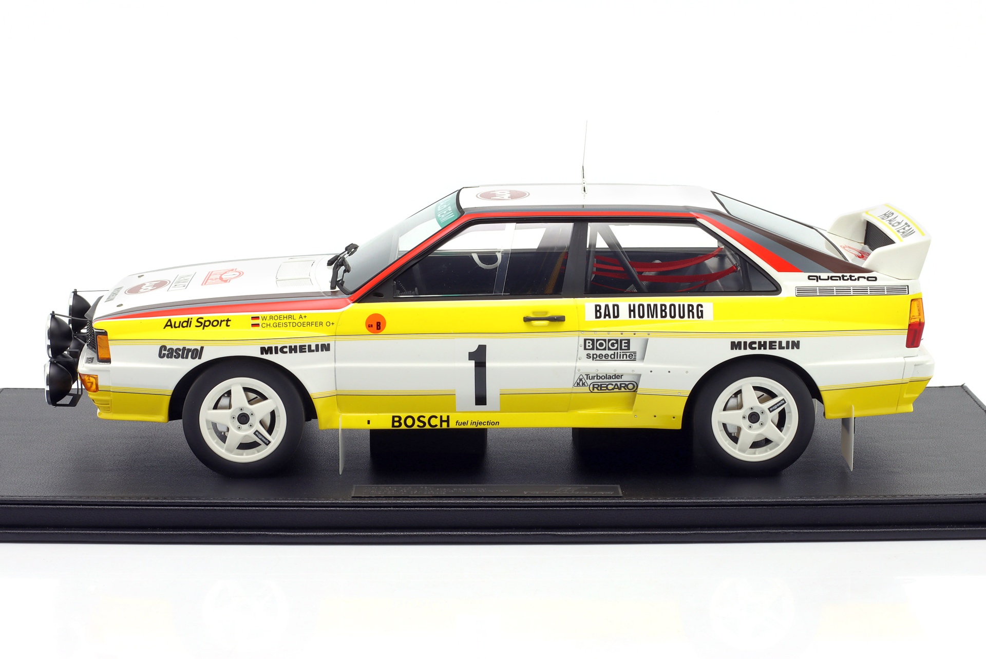 Audi quattro A2 #1 Sieger Rallye Monte Carlo 1984 R&ouml;hrl, Geistd&ouml;rfer  