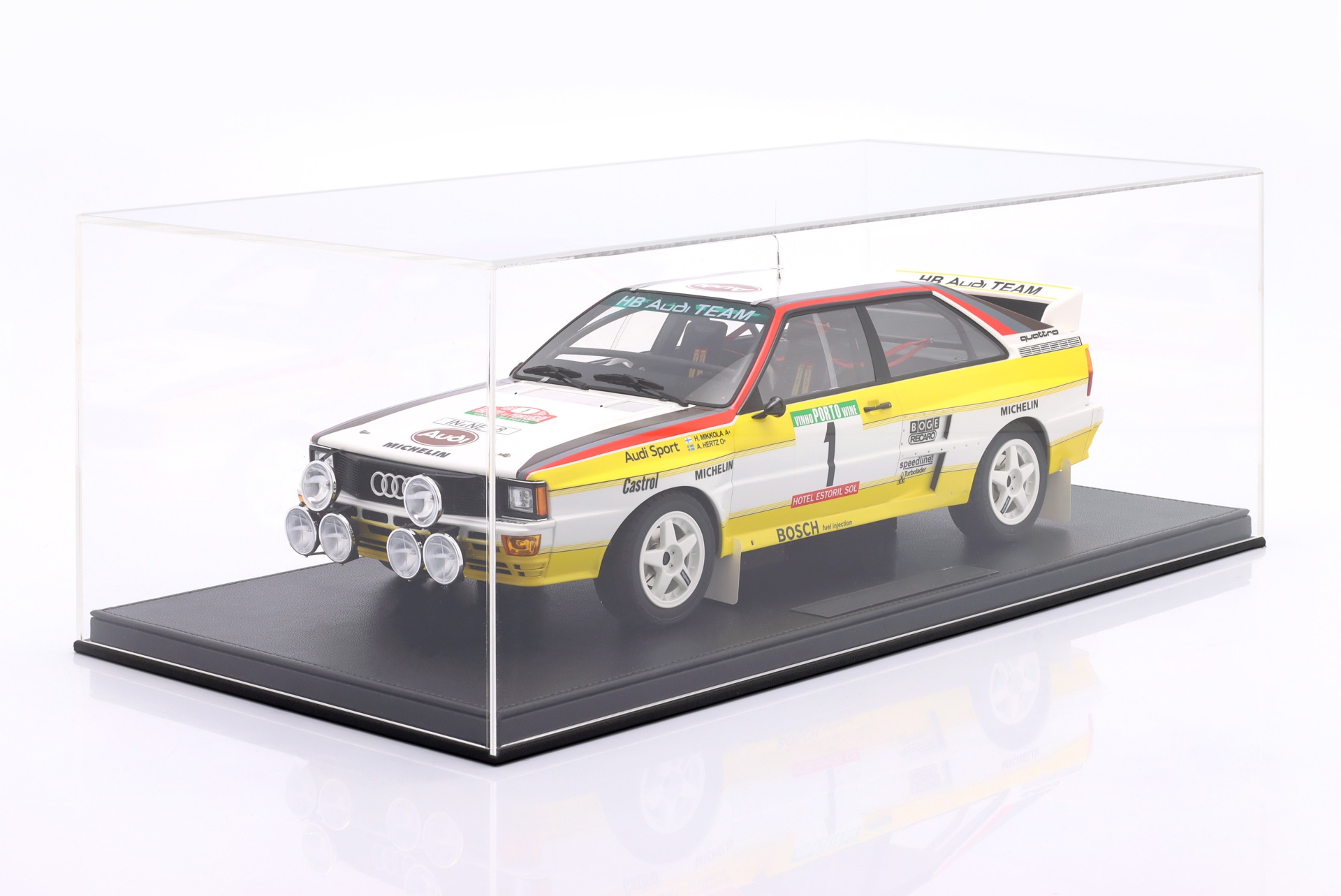 Audi quattro A2 #1 Sieger Rallye Portugal 1984 Mikkola, Hertz  