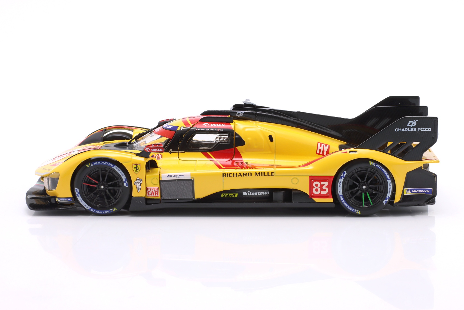 Ferrari 499P #83 Sieger 24h LeMans 2025 Kubica, Ye, Hanson  