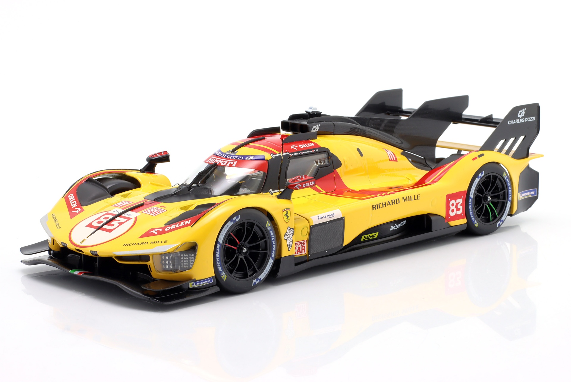 	Ferrari 499P #83 Sieger 24h LeMans 2025 Kubica, Ye, Hanson  